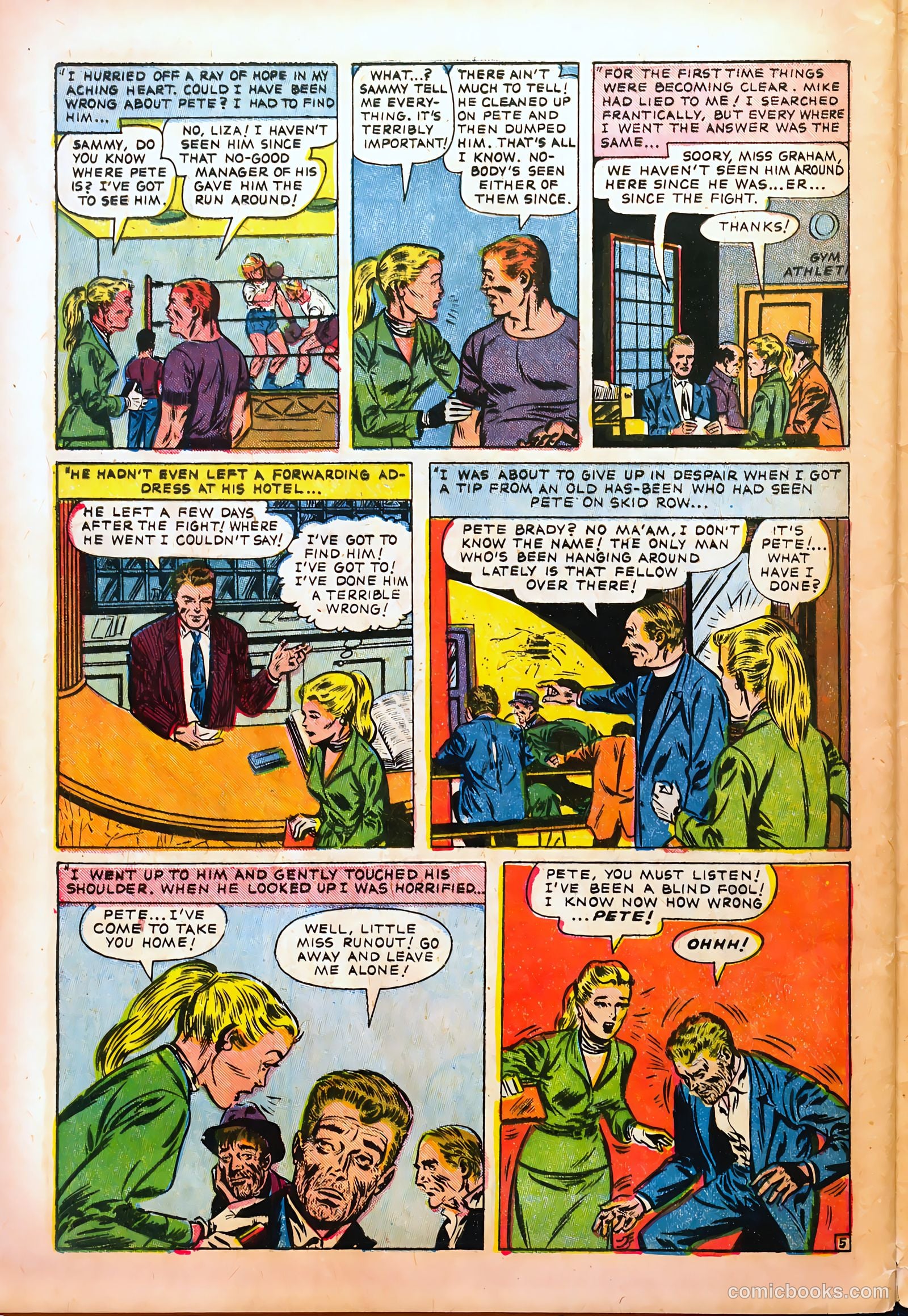Young Brides #6 (1955) — page 32 of 36