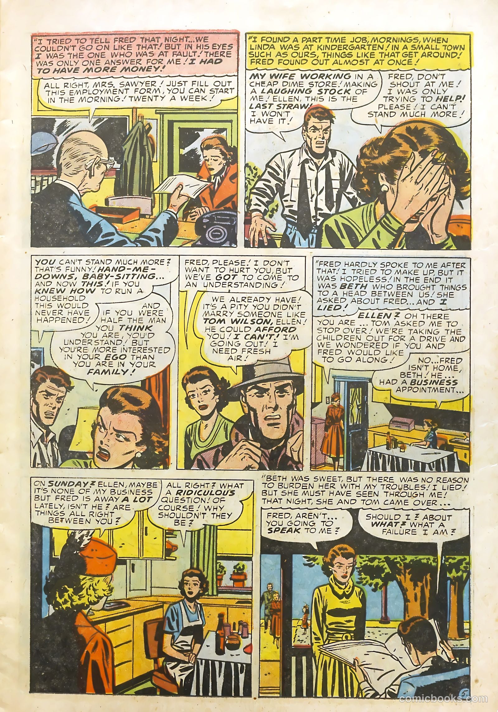 Young Brides #7 (1954) — page 7 of 36