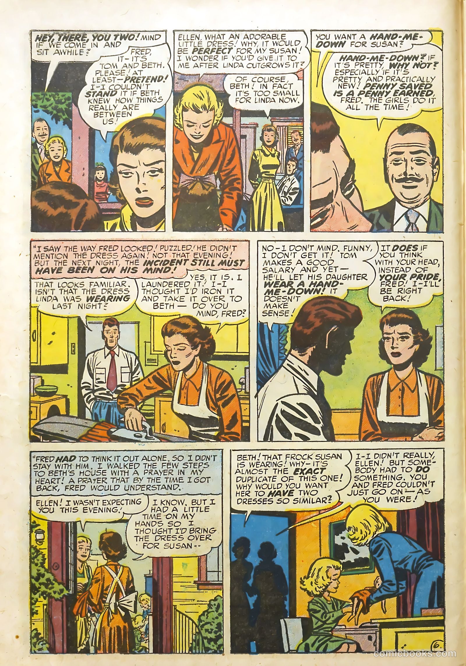 Young Brides #7 (1954) — page 8 of 36