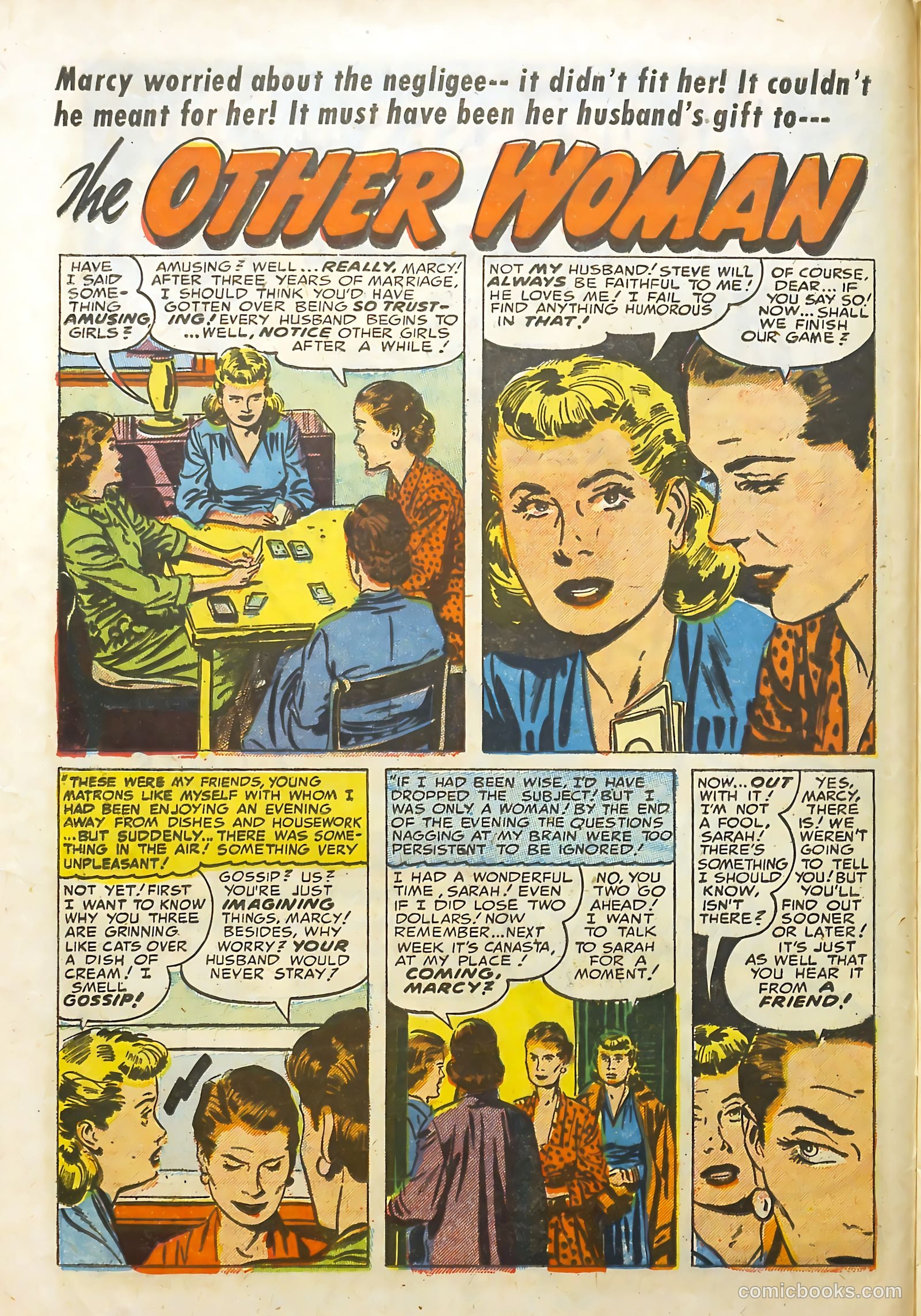 Young Brides #7 (1954) — page 12 of 36