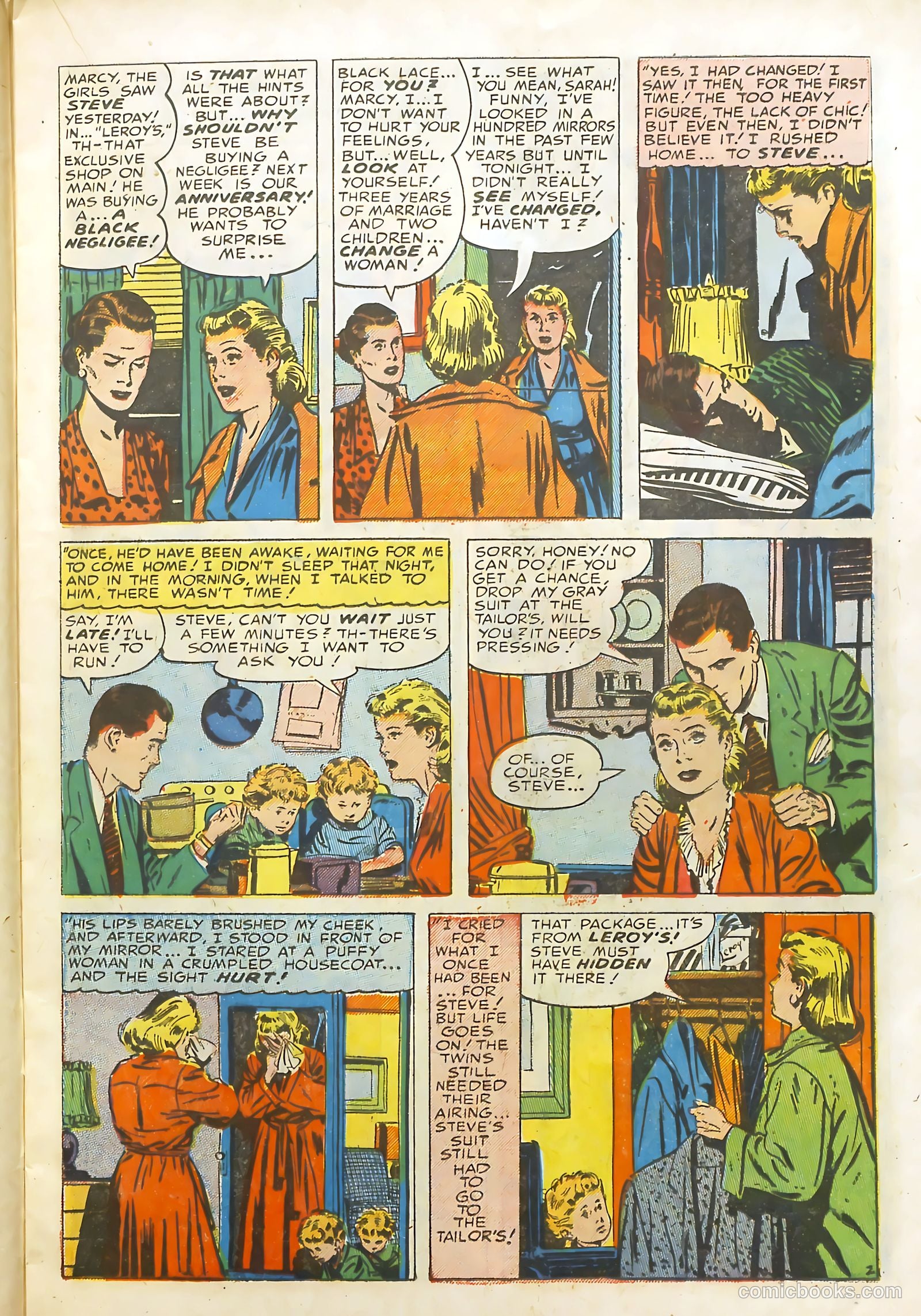 Young Brides #7 (1954) — page 13 of 36