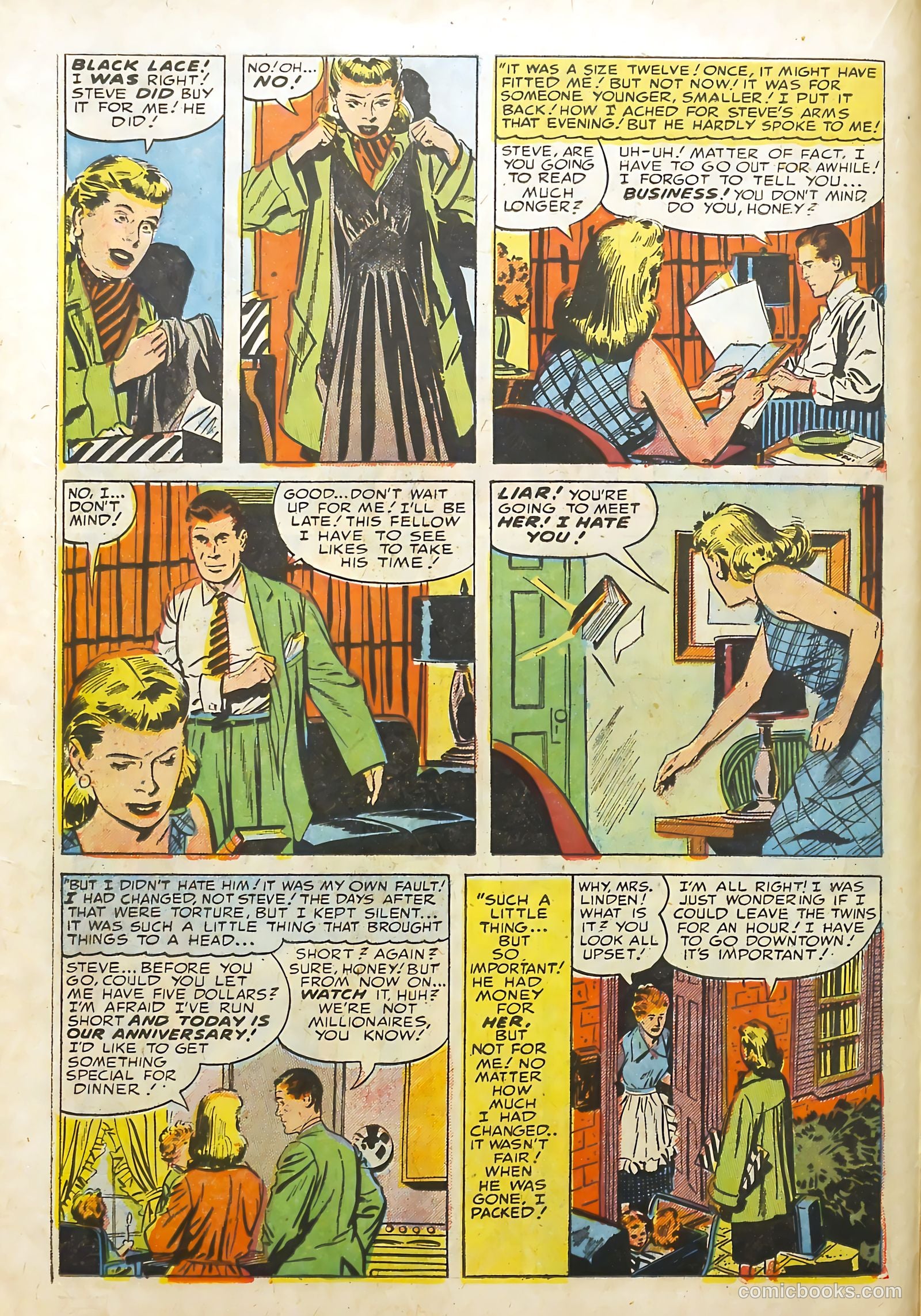 Young Brides #7 (1954) — page 14 of 36