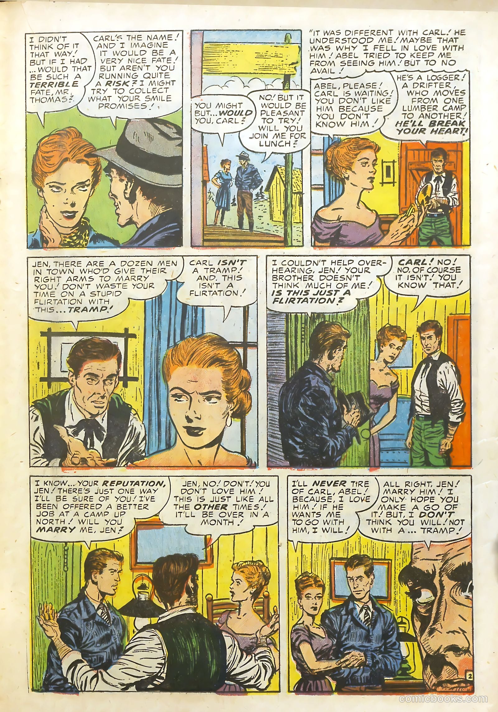 Young Brides #7 (1954) — page 19 of 36