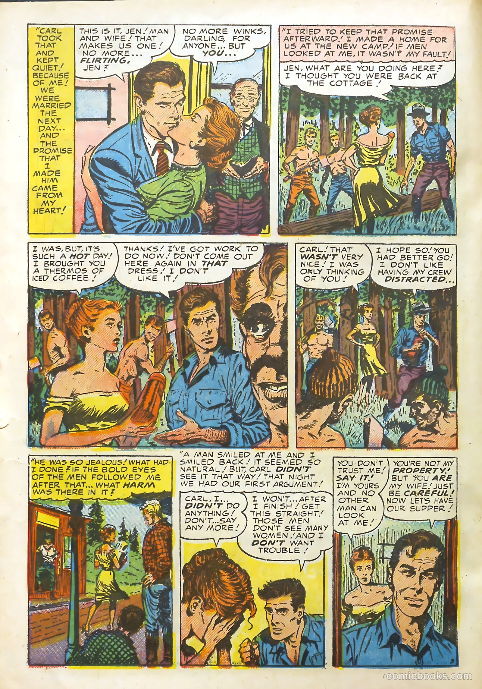 Young Brides #7 (1954) — page 20 of 36