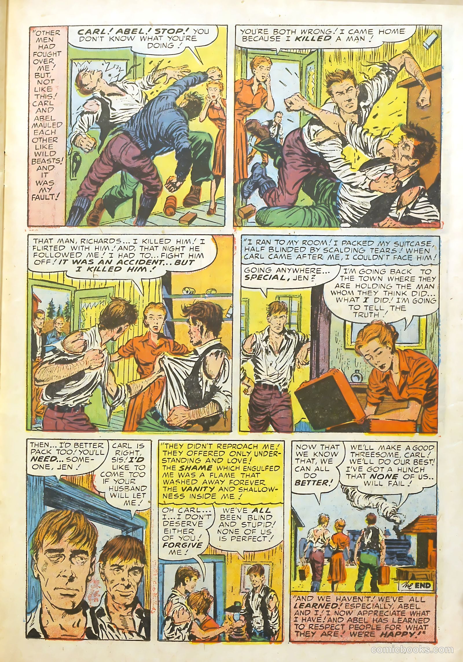 Young Brides #7 (1954) — page 23 of 36