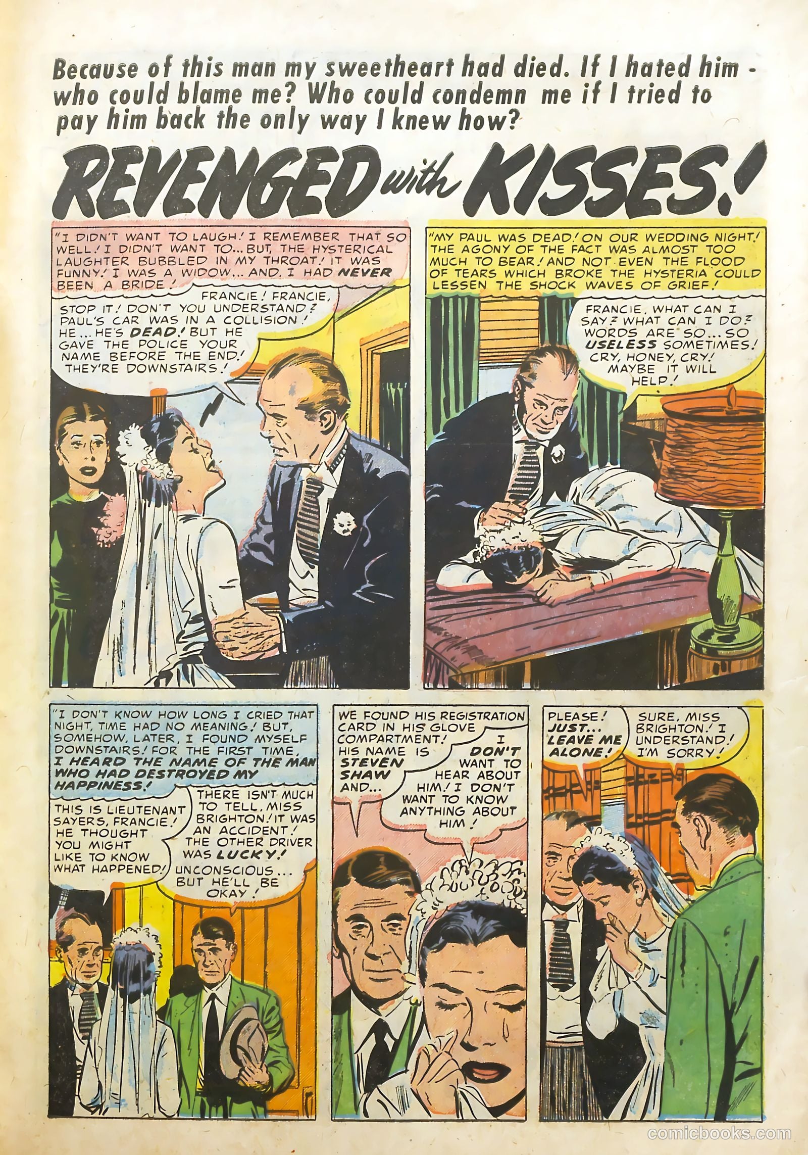 Young Brides #7 (1954) — page 27 of 36