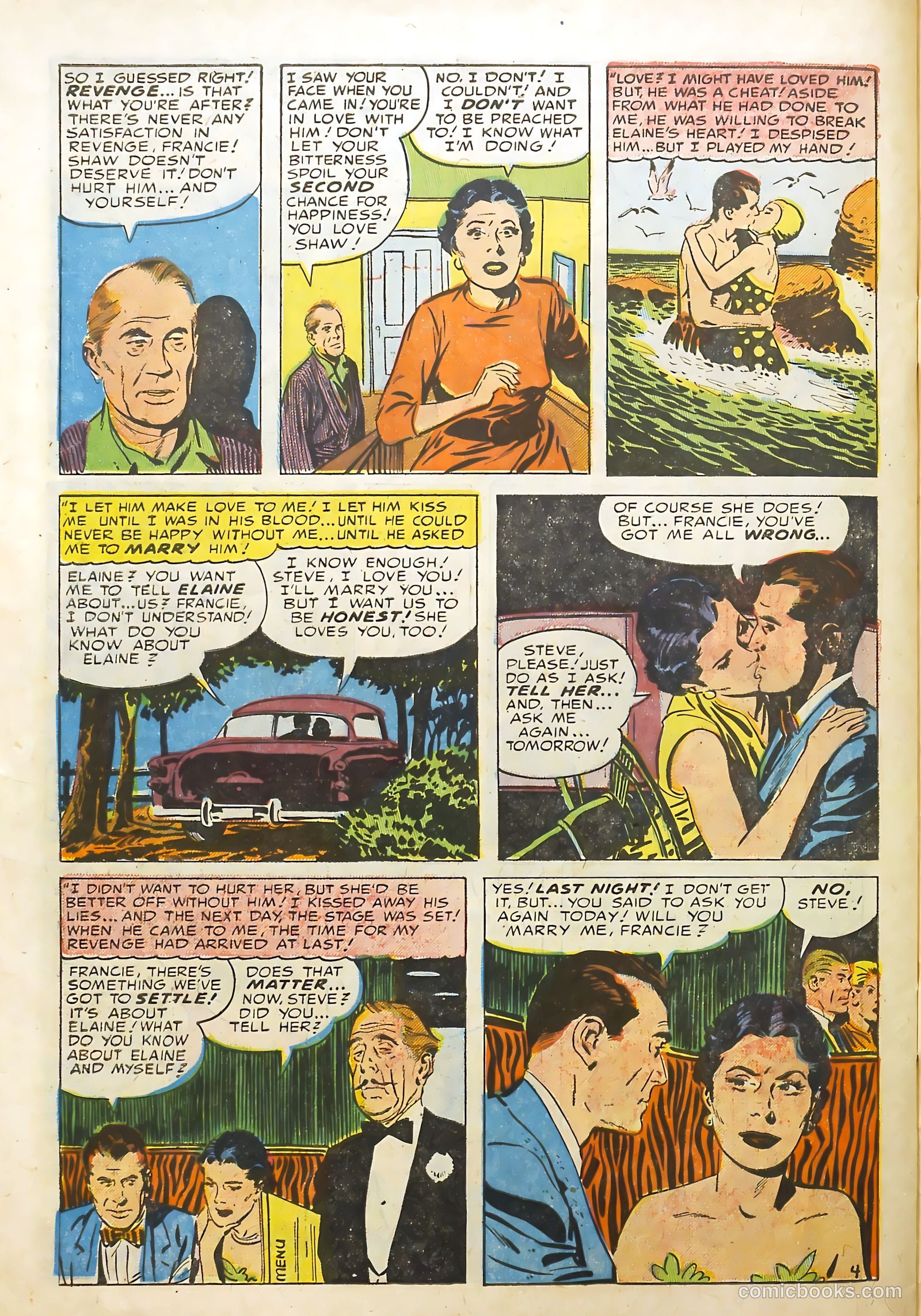 Young Brides #7 (1954) — page 30 of 36