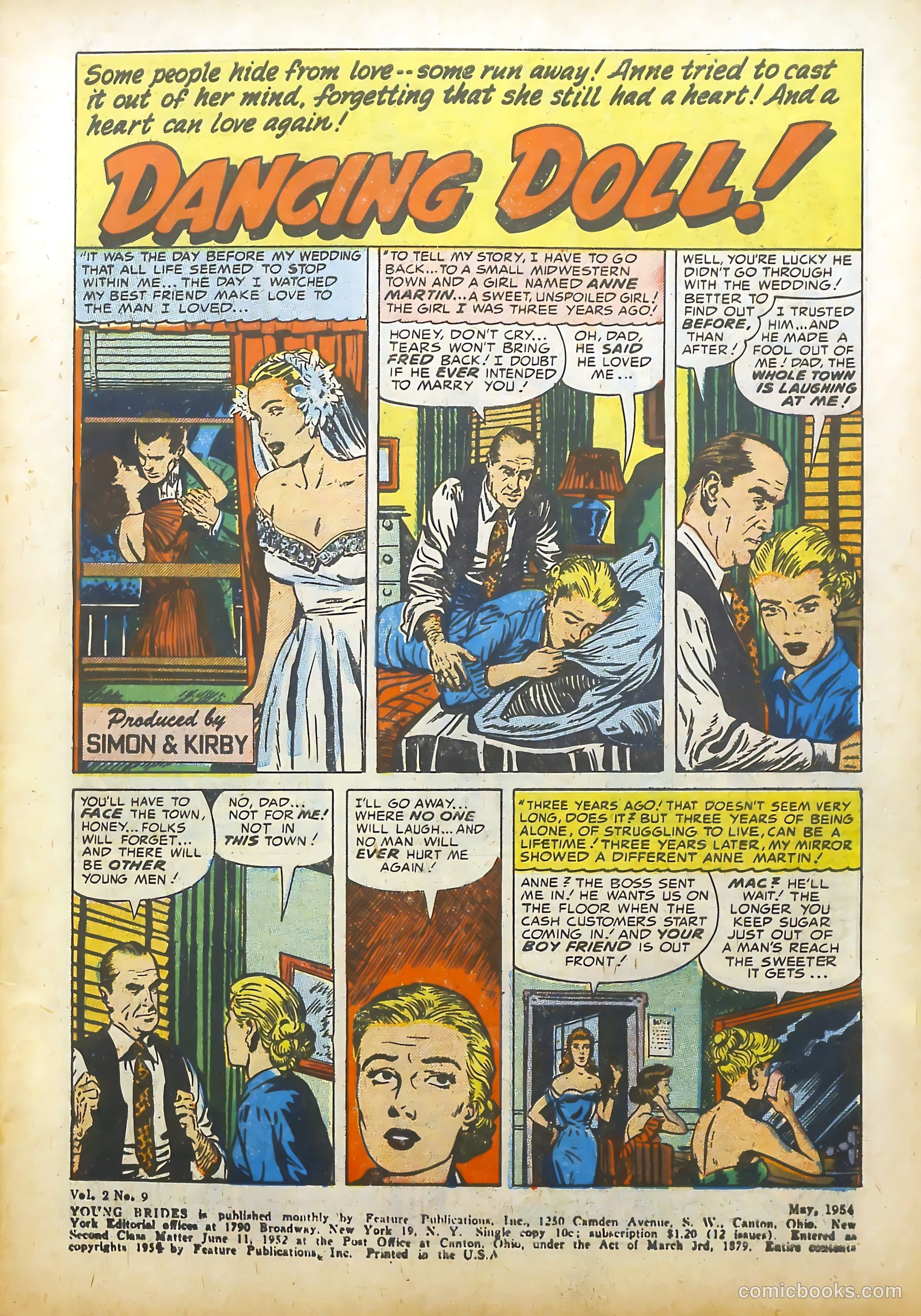 Young Brides #9 (1954) — page 3 of 36