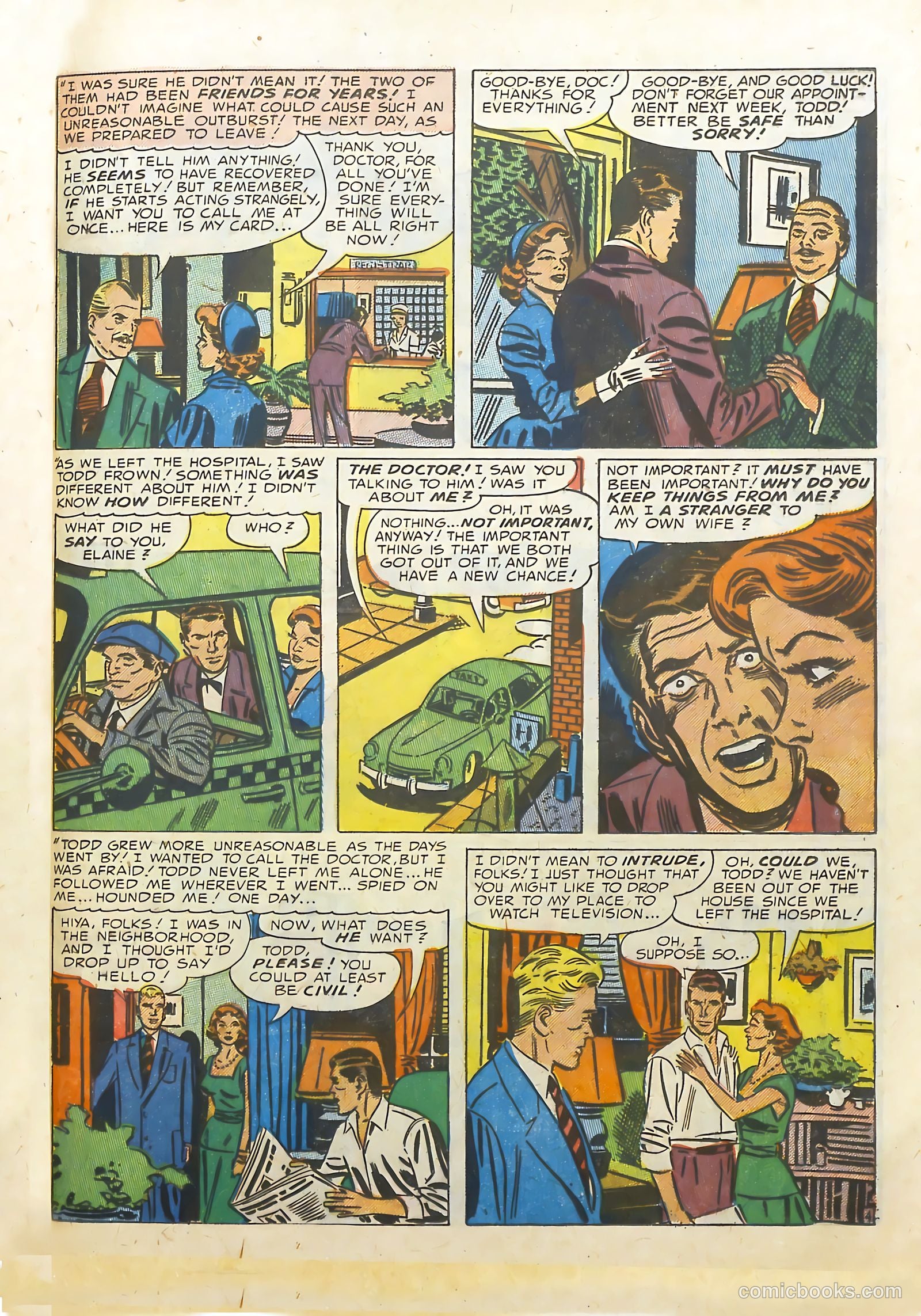 Young Brides #9 (1954) — page 21 of 36