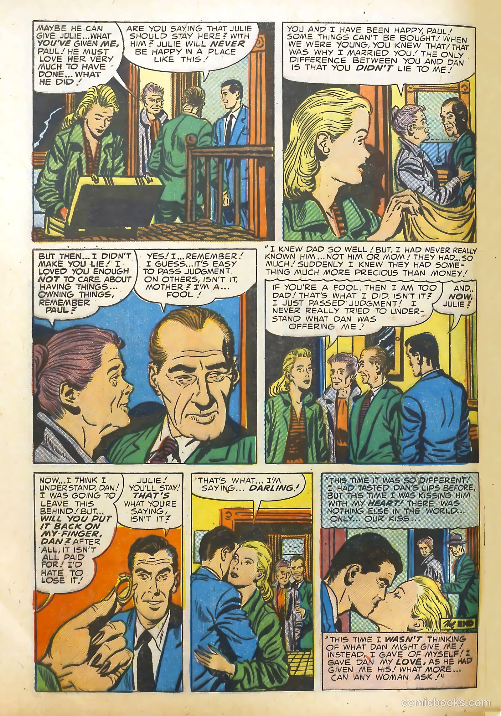Young Brides #9 (1954) — page 32 of 36
