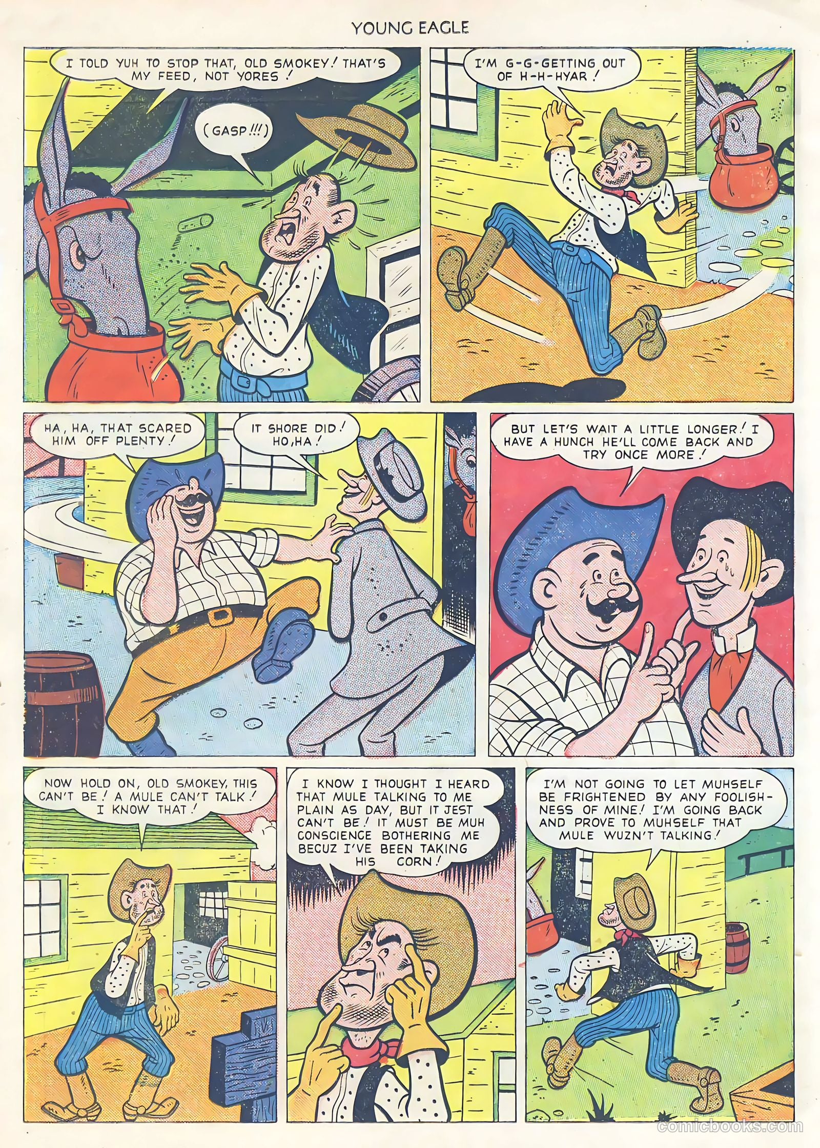 Young Eagle #1 (1950) — page 16 of 36
