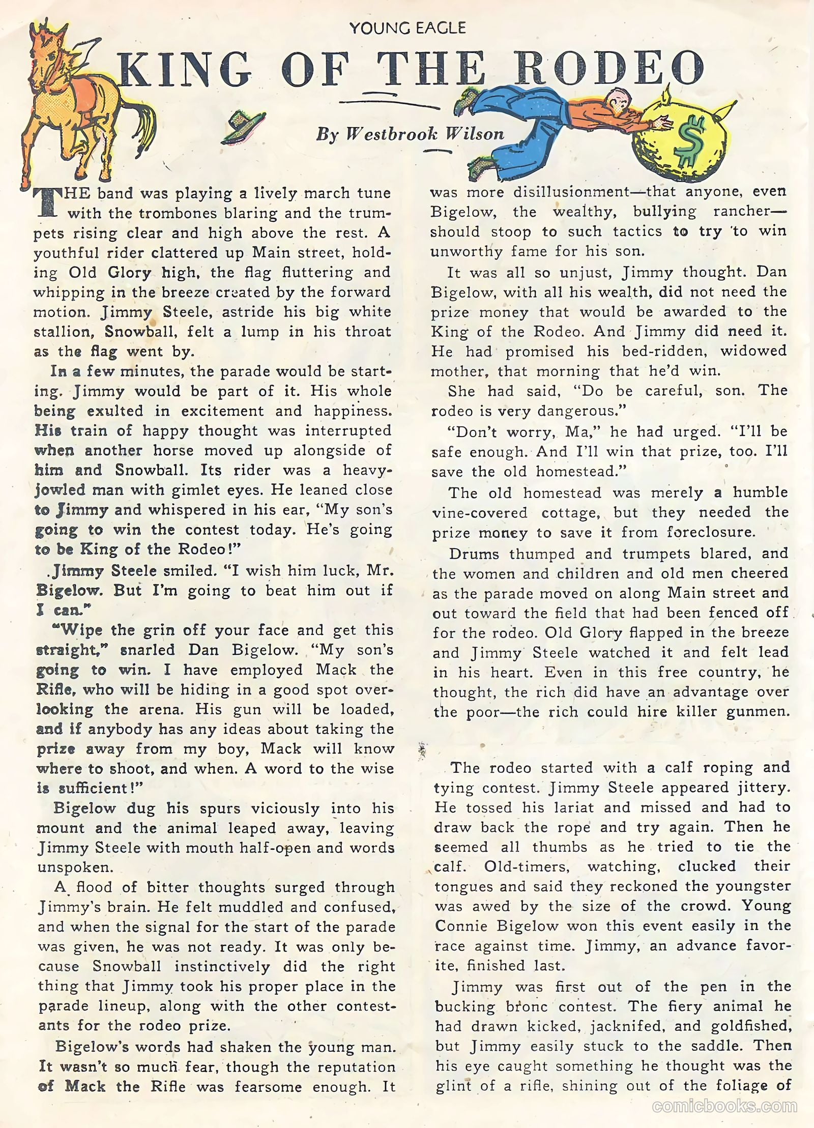 Young Eagle #1 (1950) — page 26 of 36