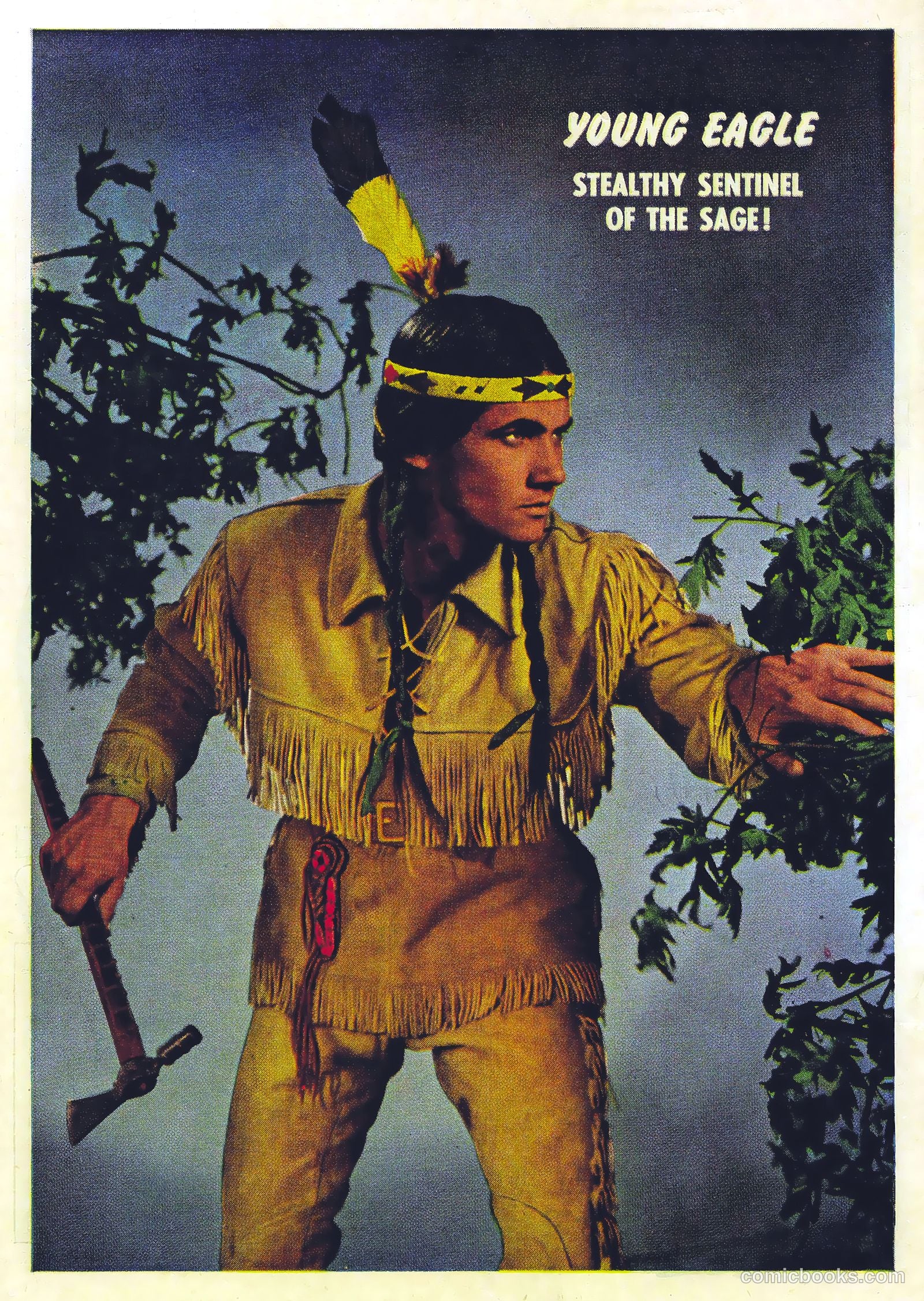 Young Eagle #1 (1950) — page 36 of 36