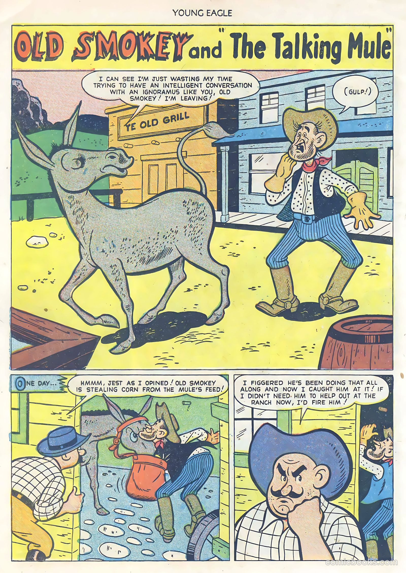 Young Eagle #1 (1950) — page 14 of 36