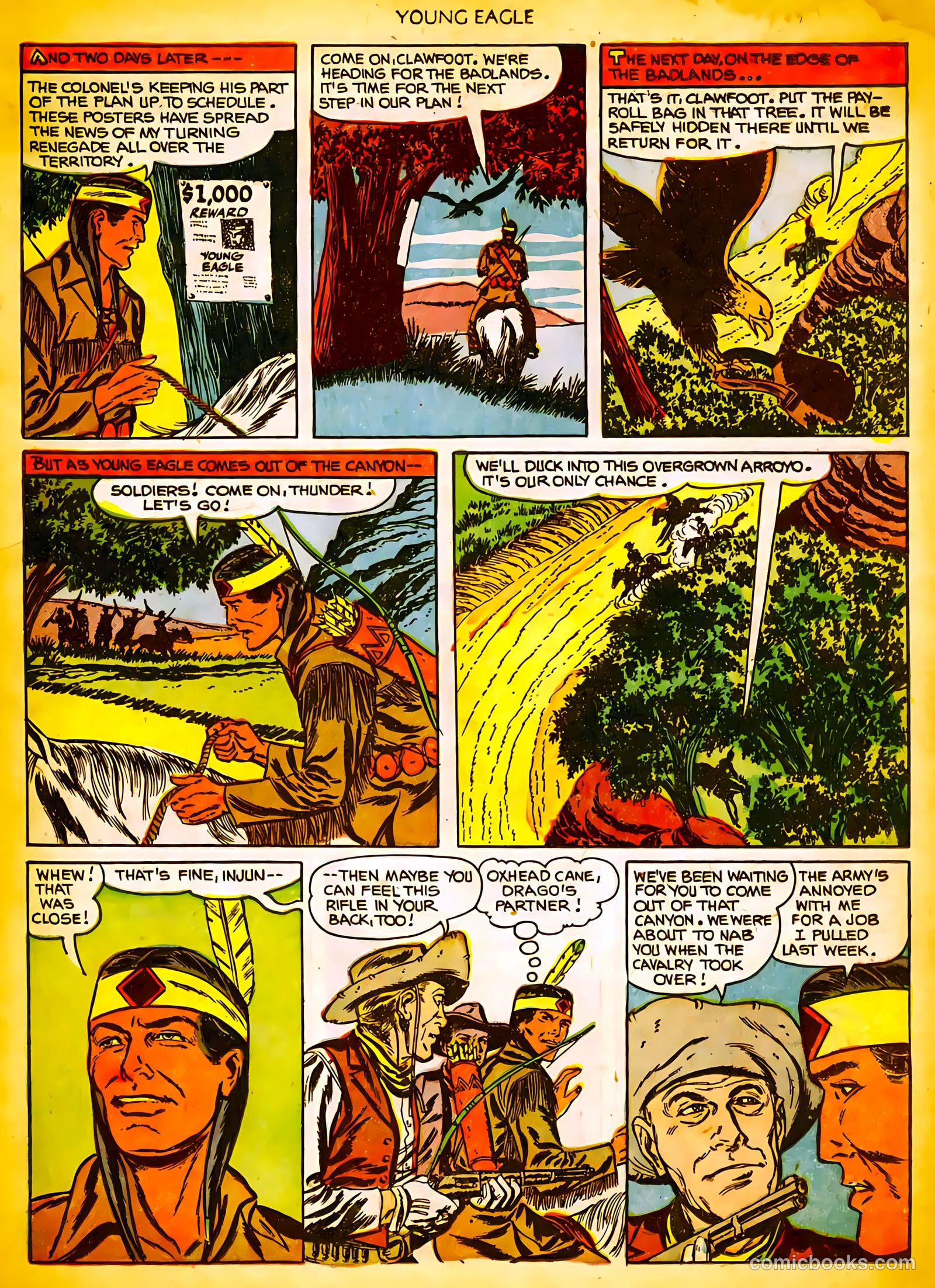 Young Eagle #10 (1952) — page 5 of 36