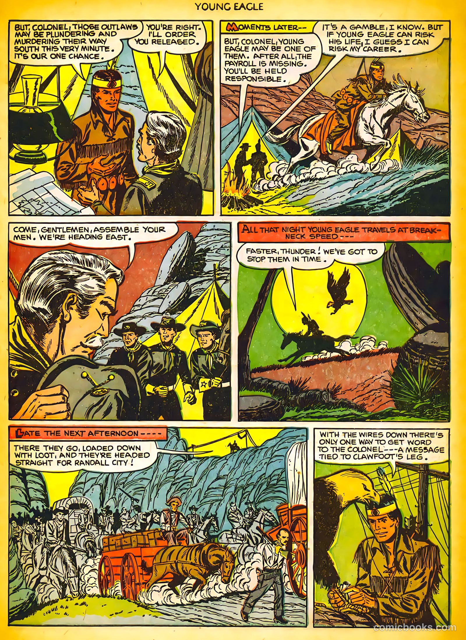 Young Eagle #10 (1952) — page 13 of 36