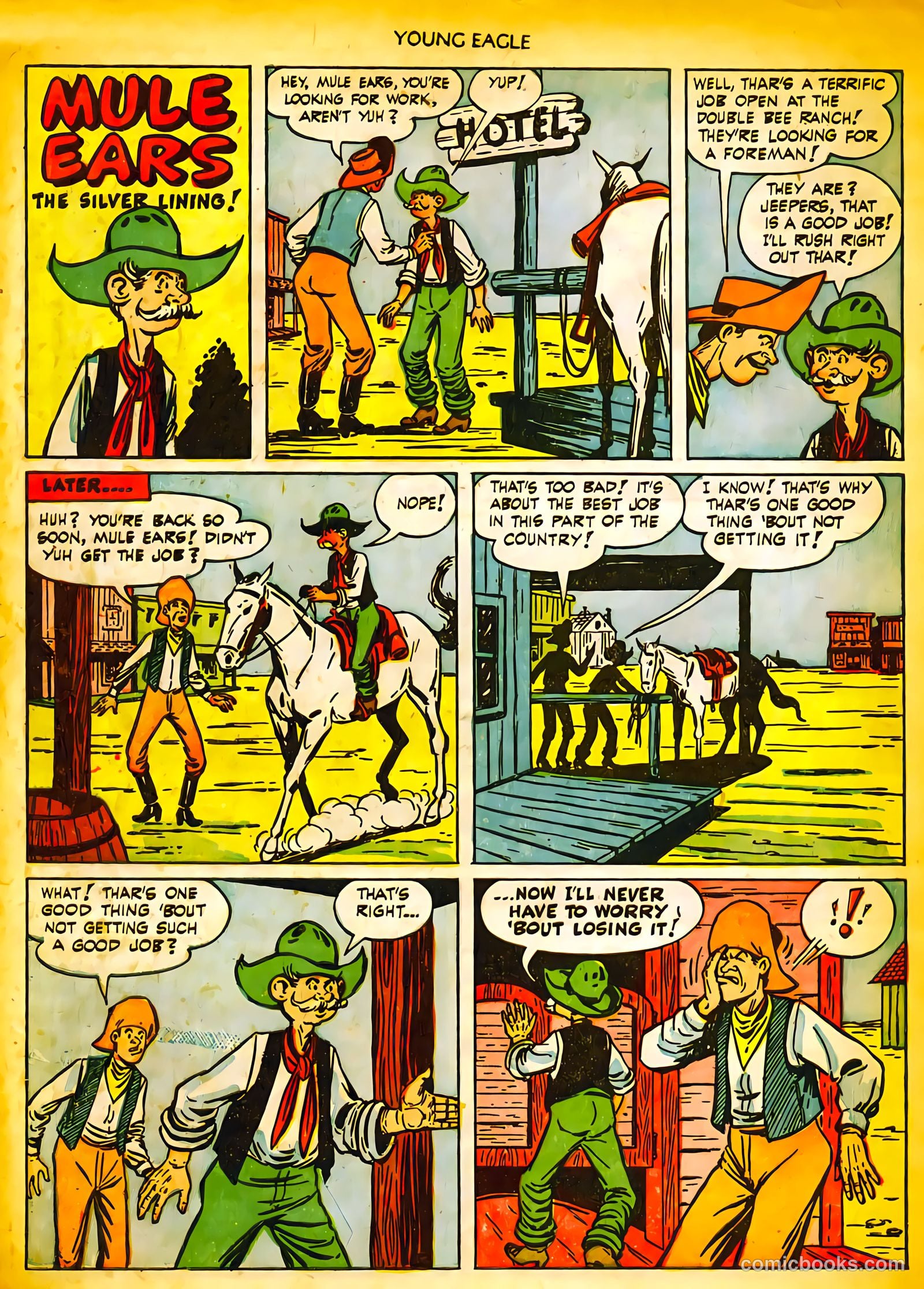 Young Eagle #10 (1952) — page 16 of 36