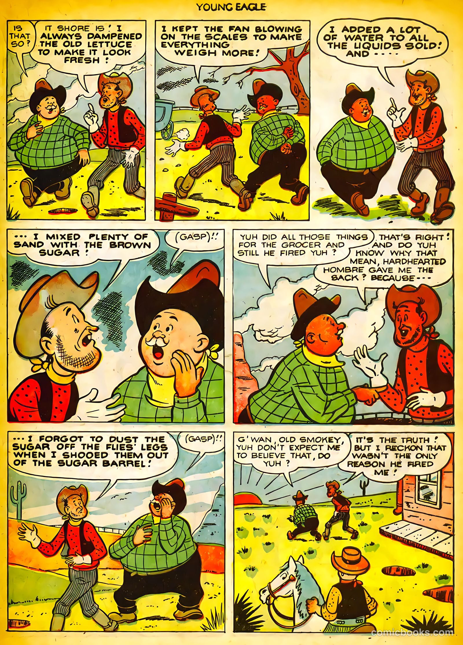 Young Eagle #10 (1952) — page 19 of 36