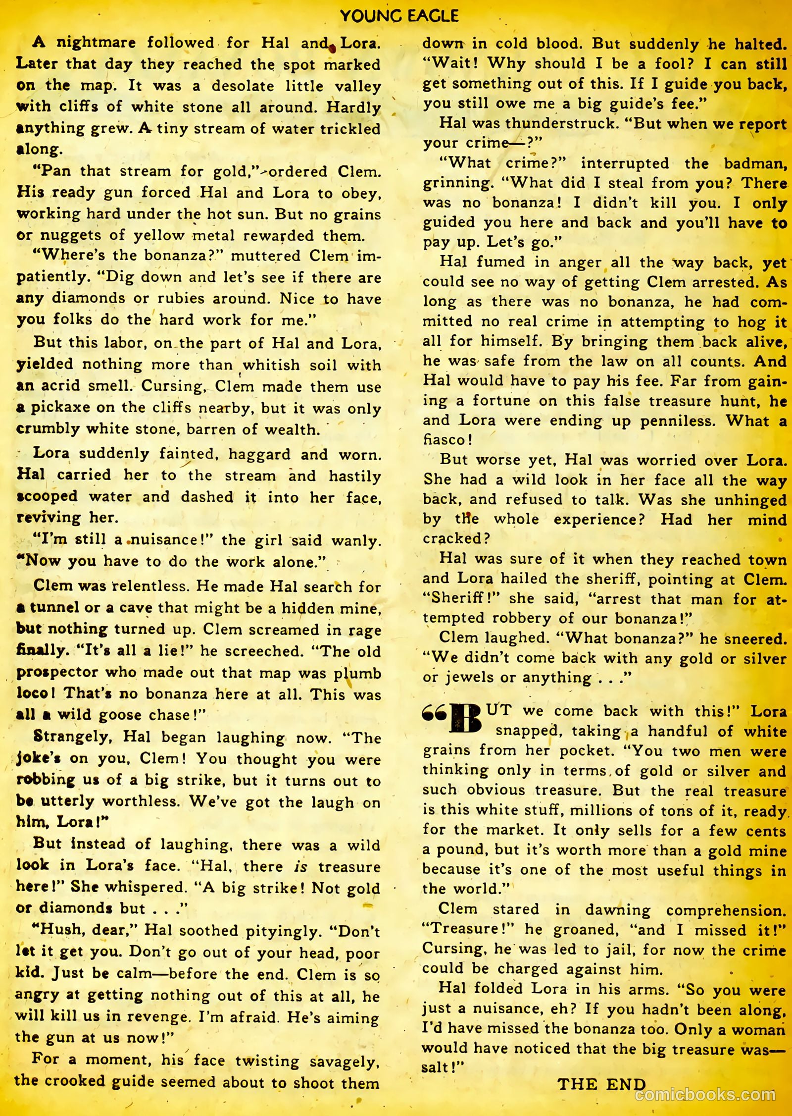 Young Eagle #10 (1952) — page 24 of 36