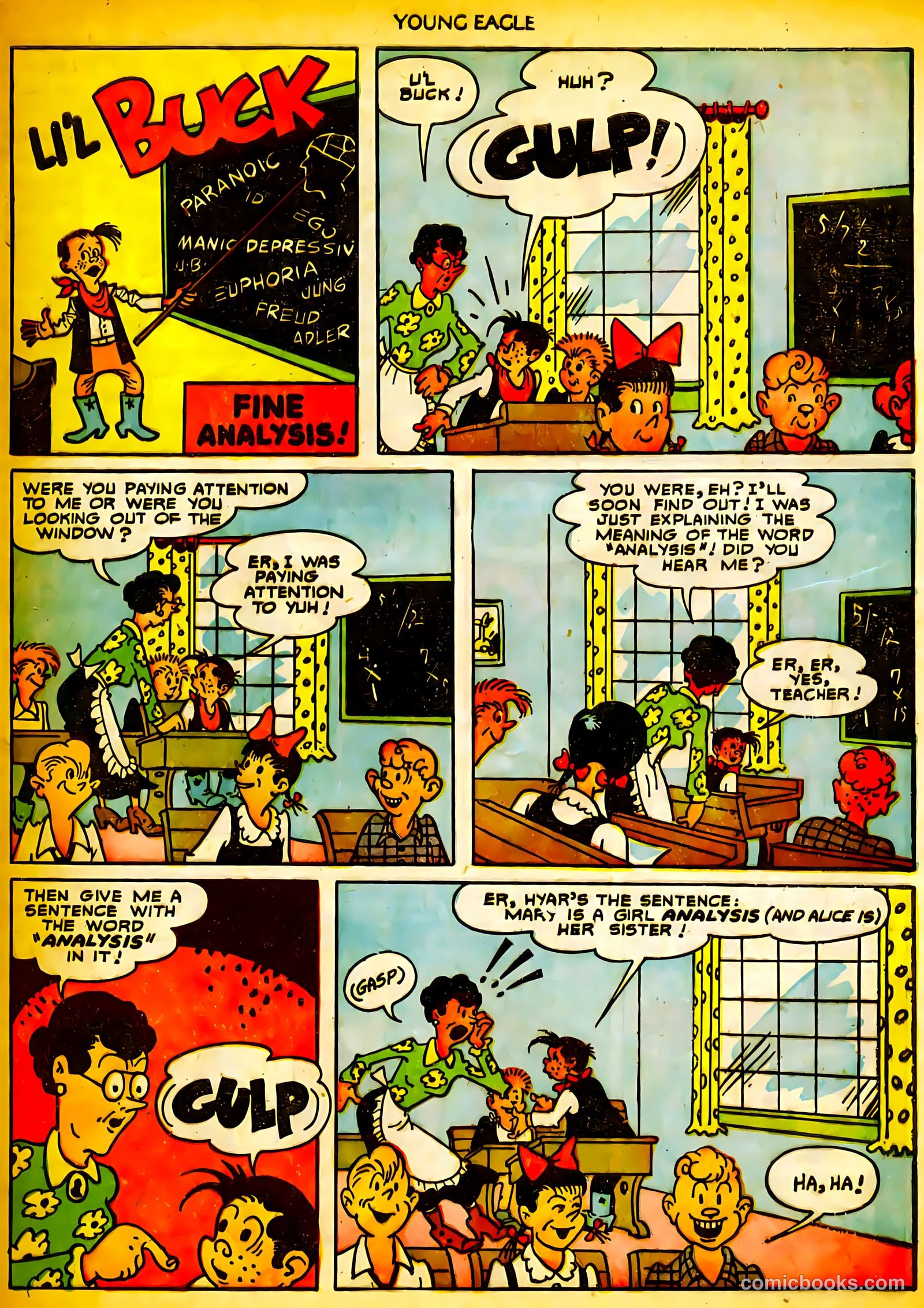 Young Eagle #10 (1952) — page 25 of 36