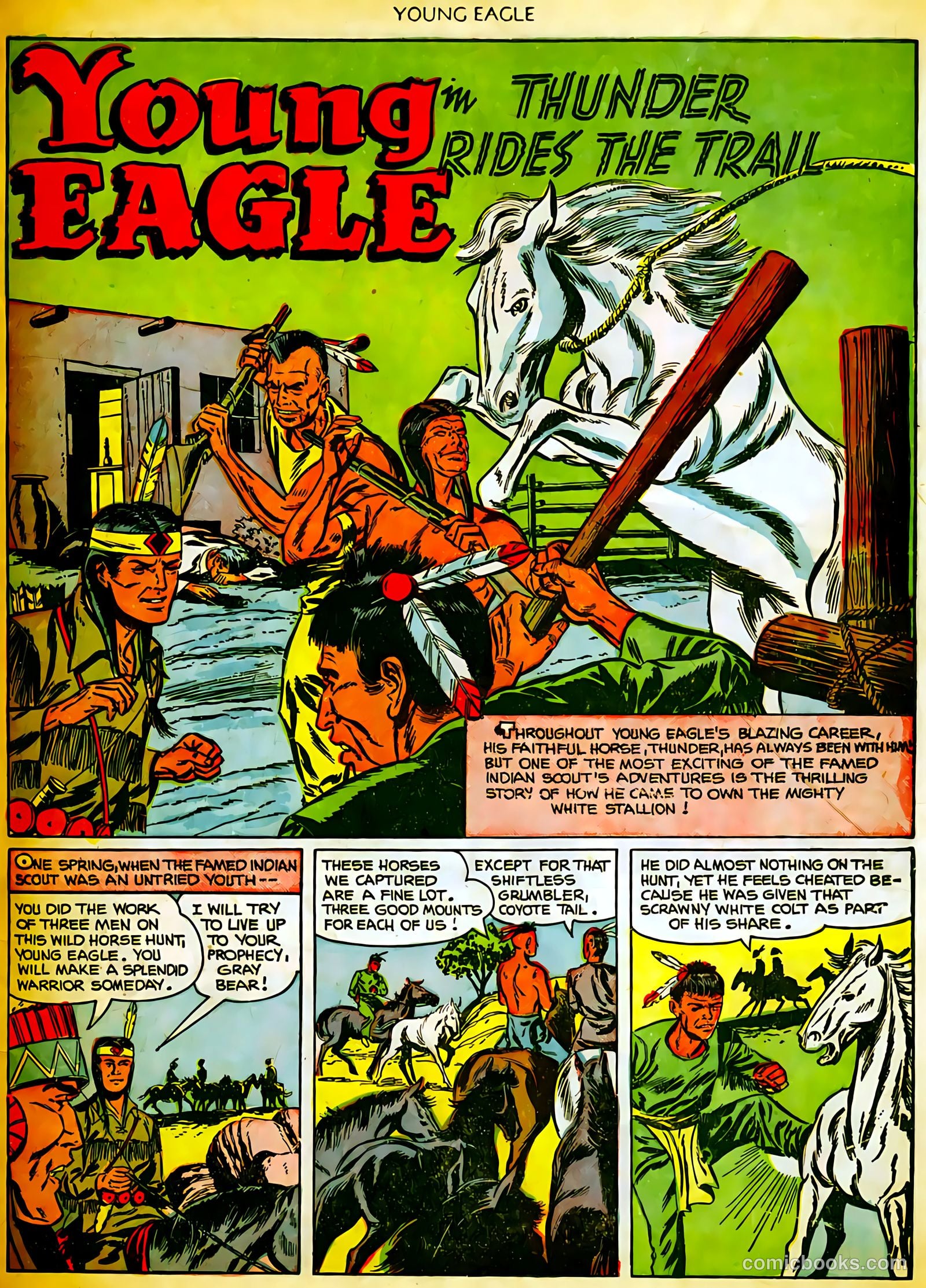 Young Eagle #10 (1952) — page 27 of 36