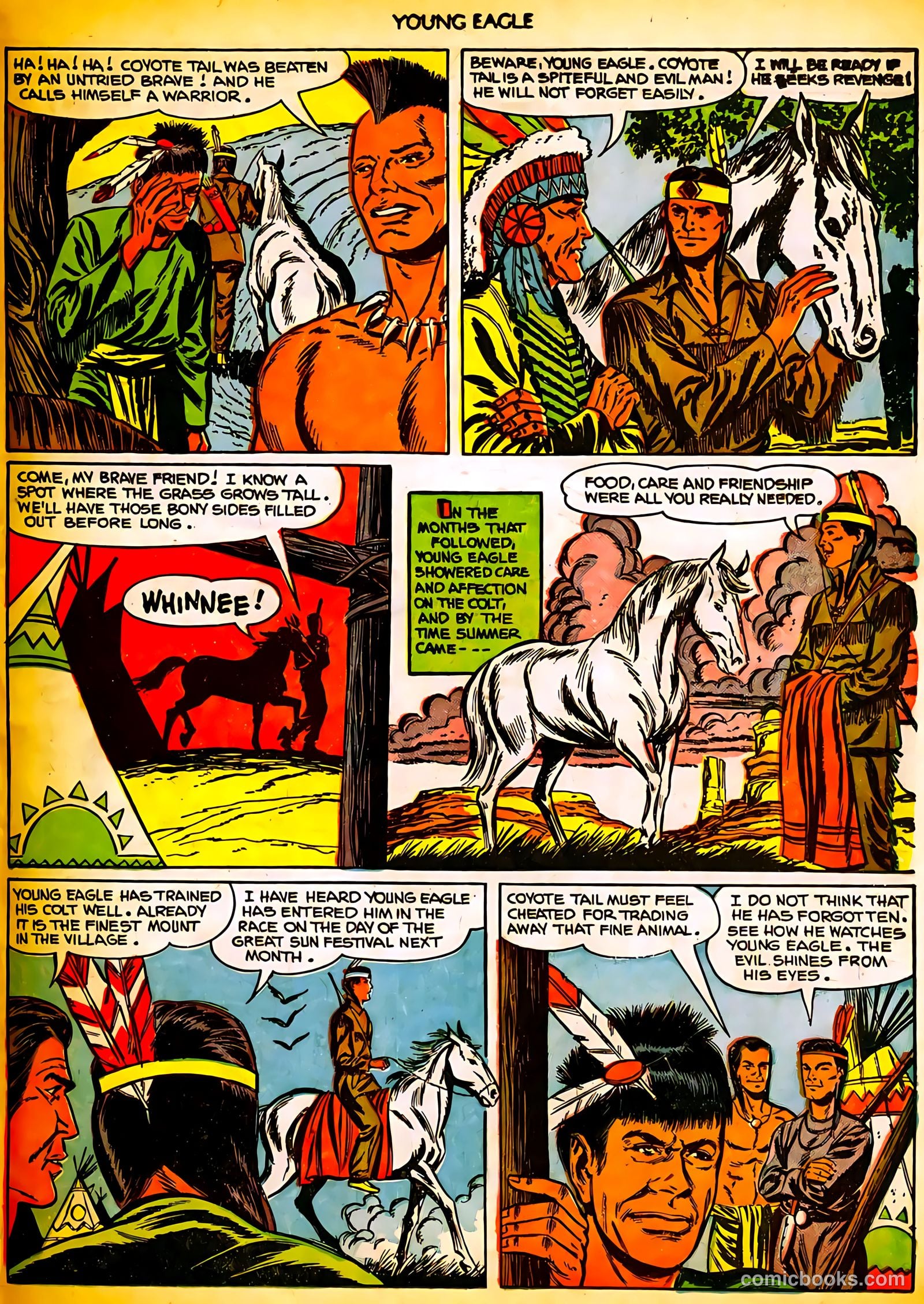 Young Eagle #10 (1952) — page 29 of 36