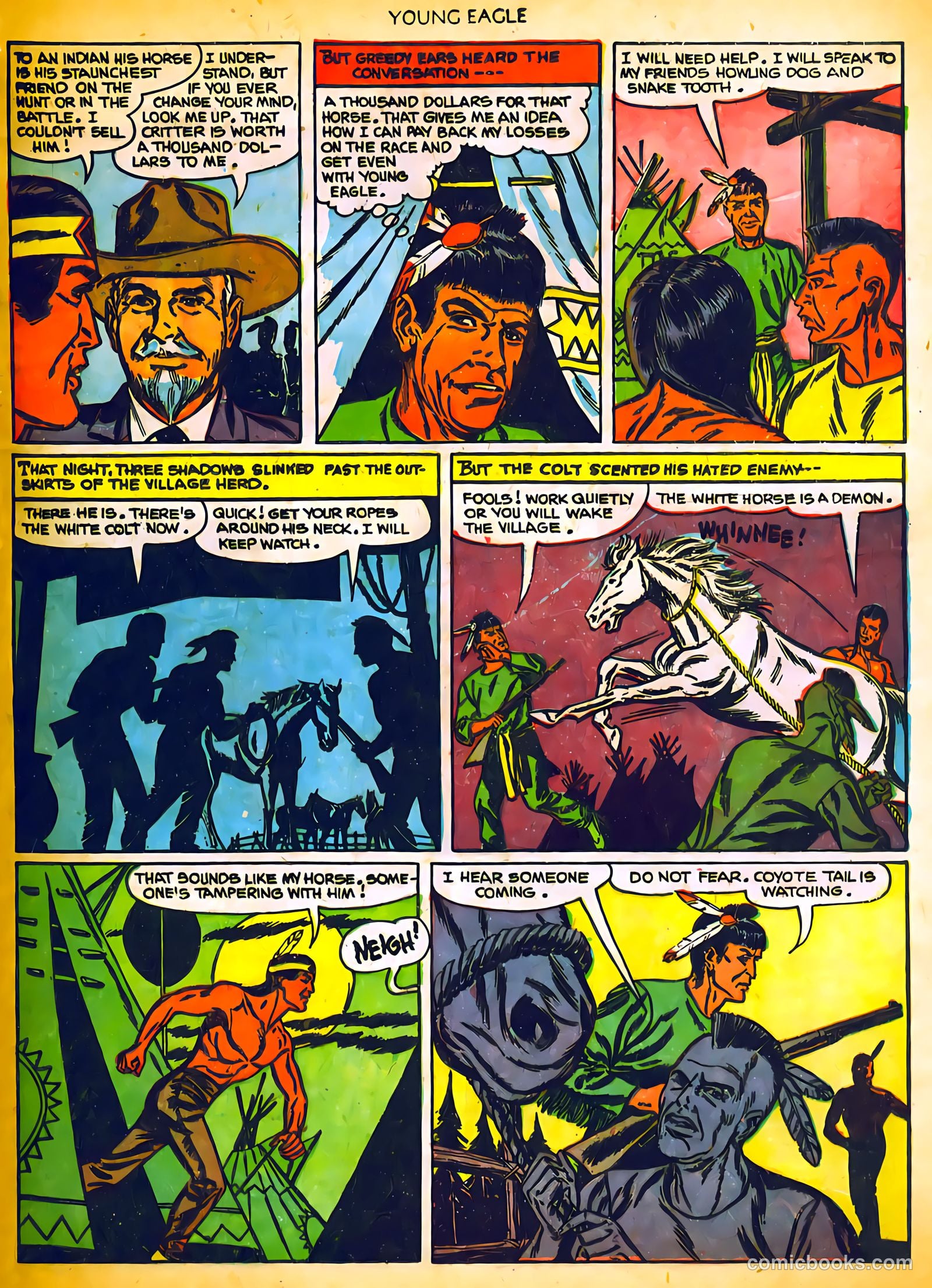 Young Eagle #10 (1952) — page 31 of 36