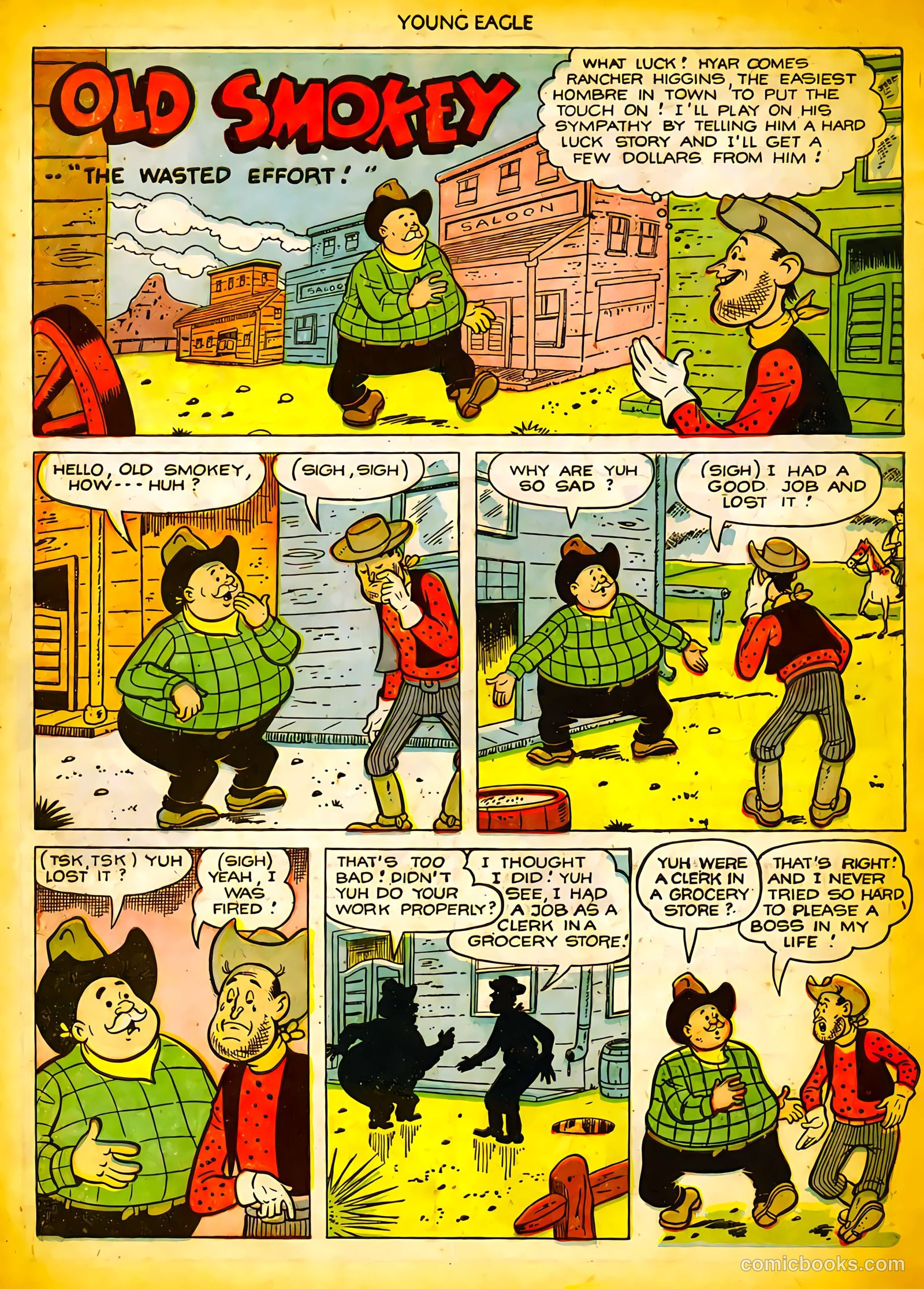 Young Eagle #10 (1952) — page 18 of 36
