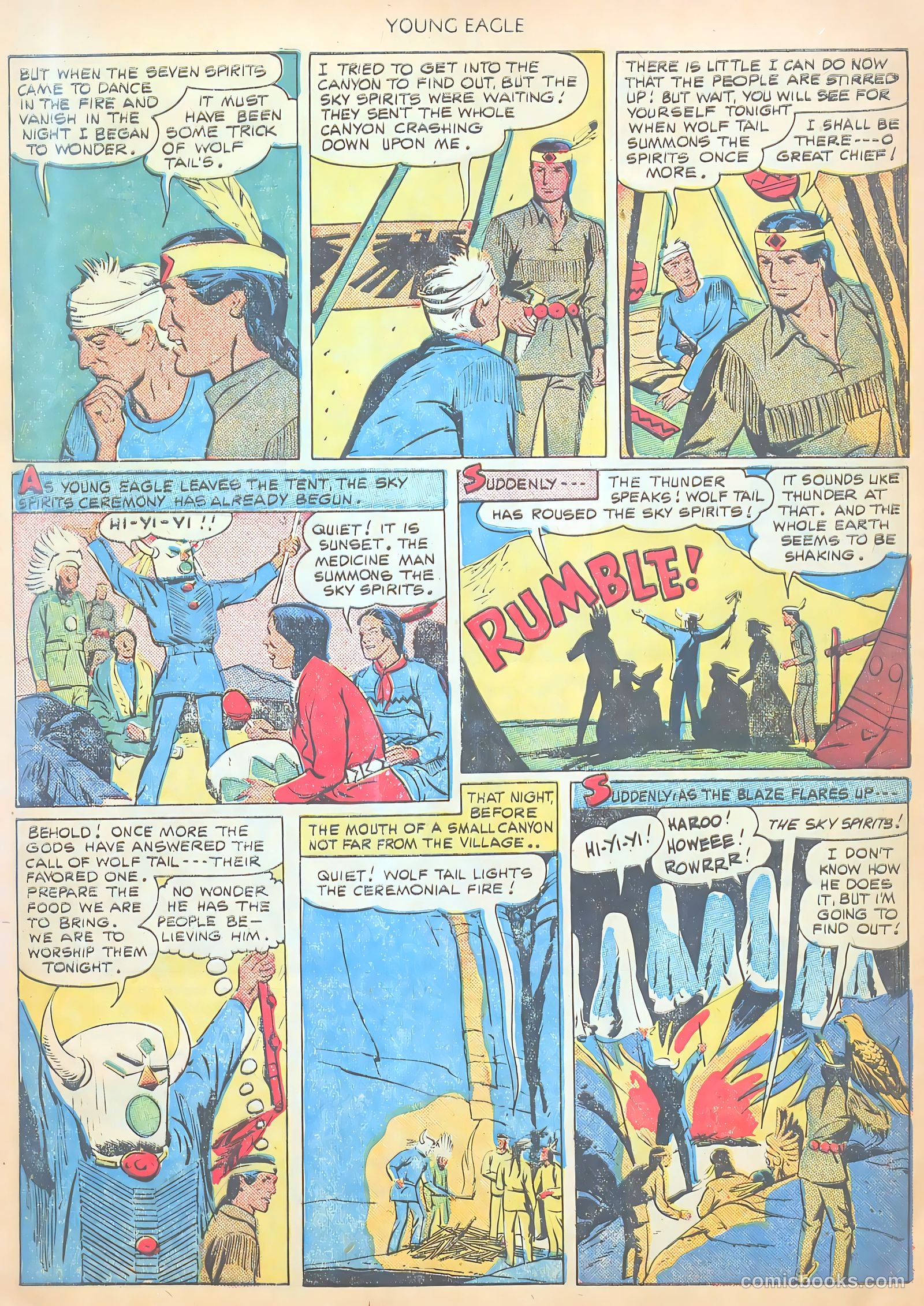 Young Eagle #2 (1951) — page 5 of 36