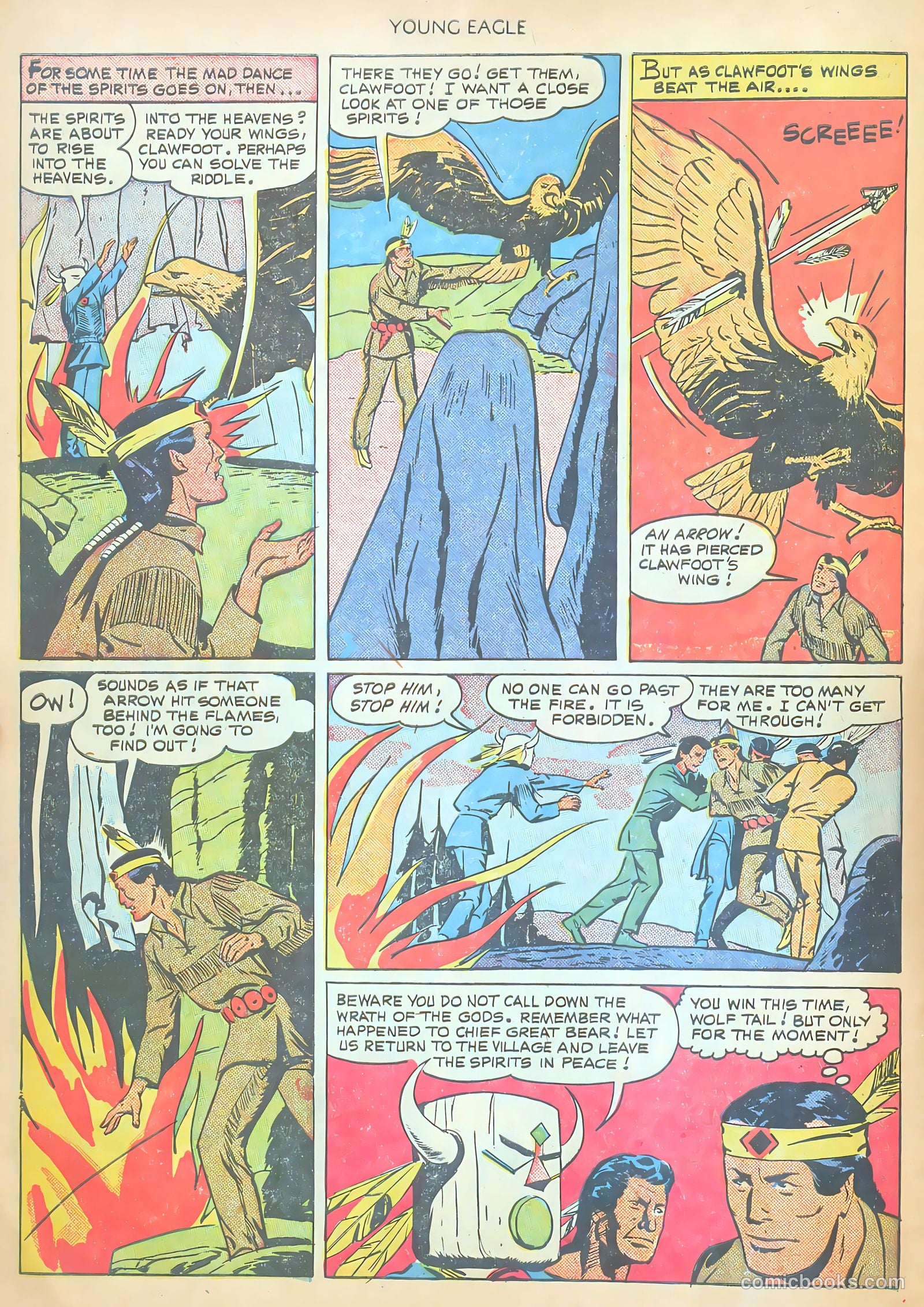 Young Eagle #2 (1951) — page 6 of 36