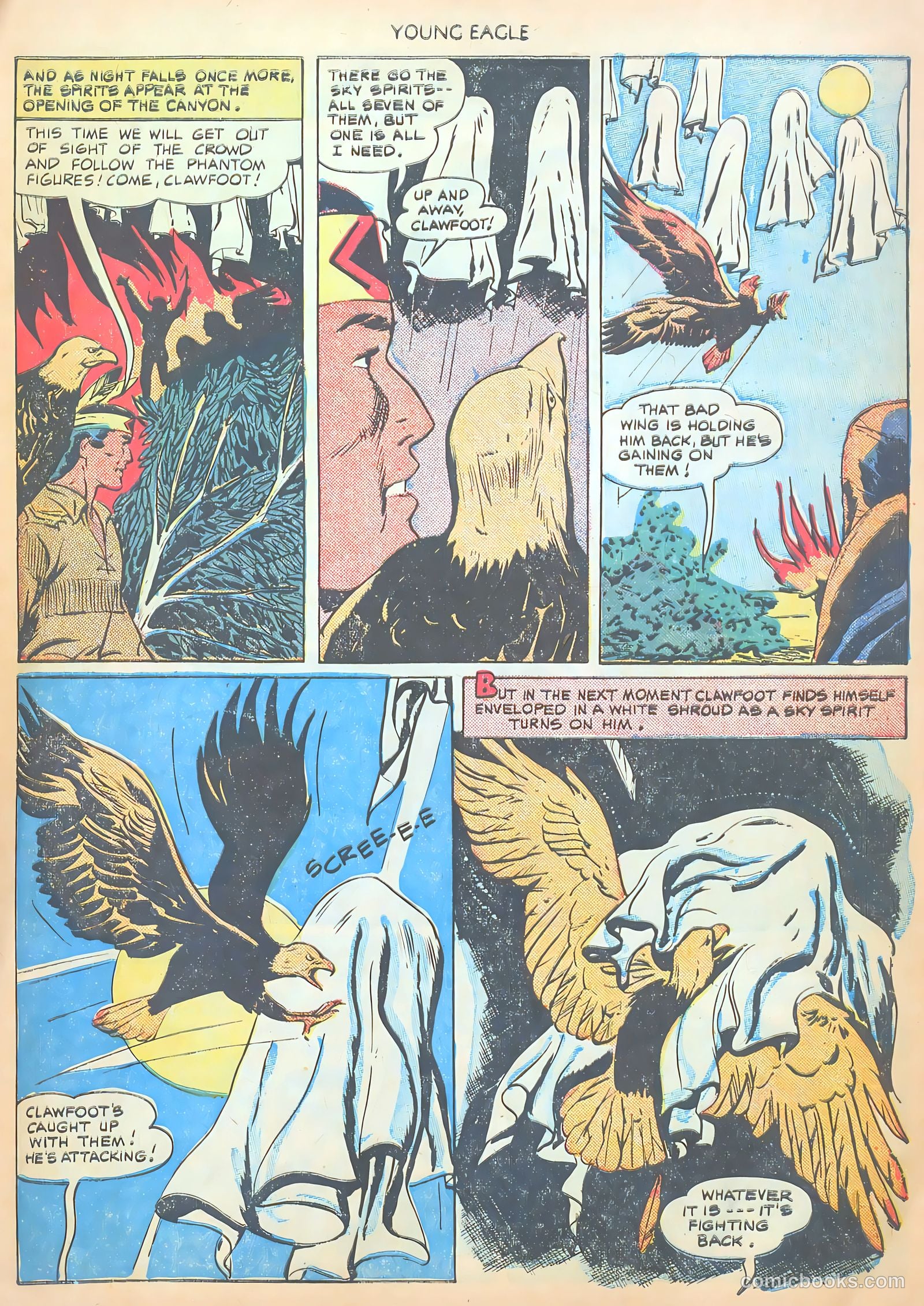 Young Eagle #2 (1951) — page 9 of 36