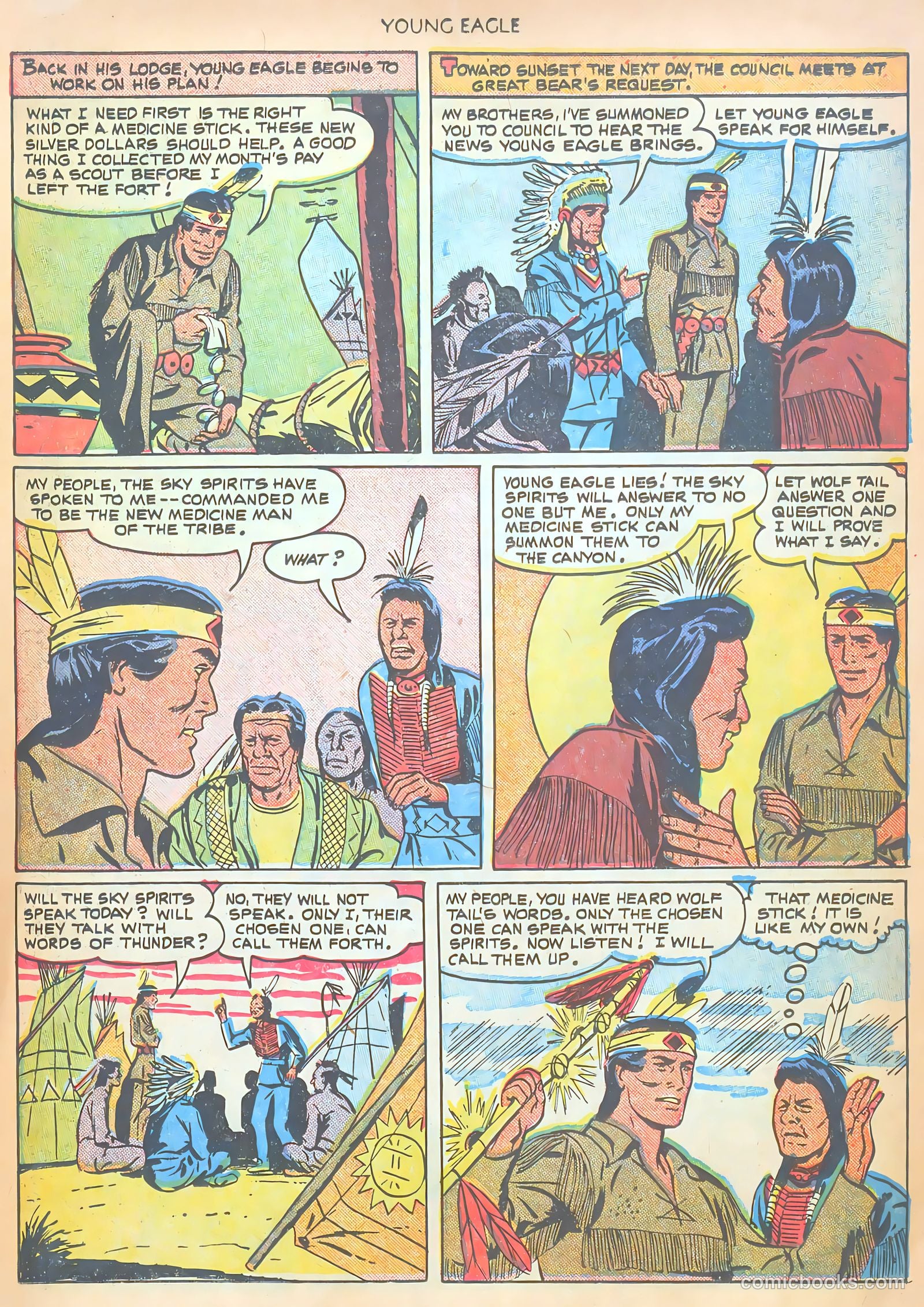 Young Eagle #2 (1951) — page 11 of 36