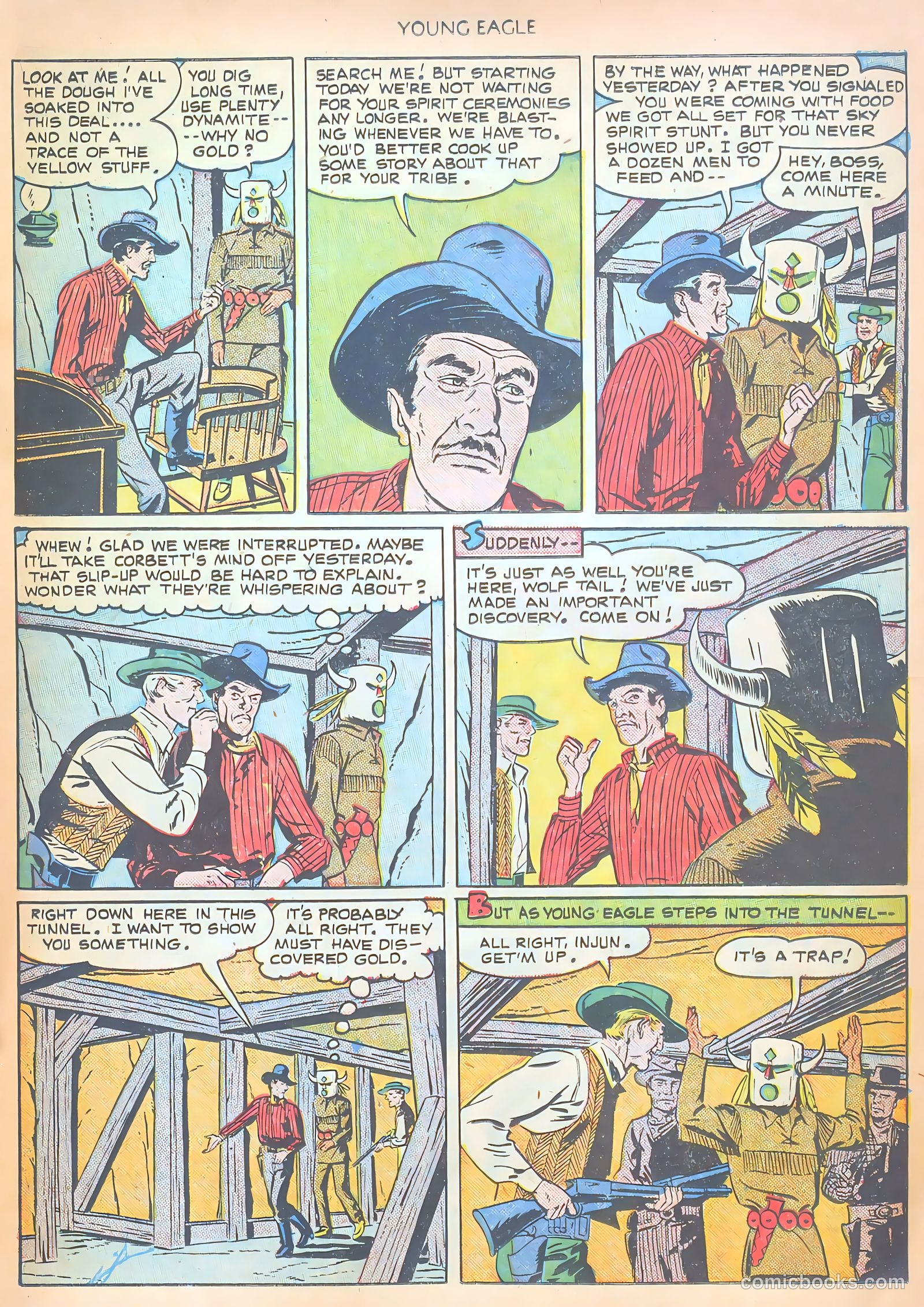 Young Eagle #2 (1951) — page 15 of 36