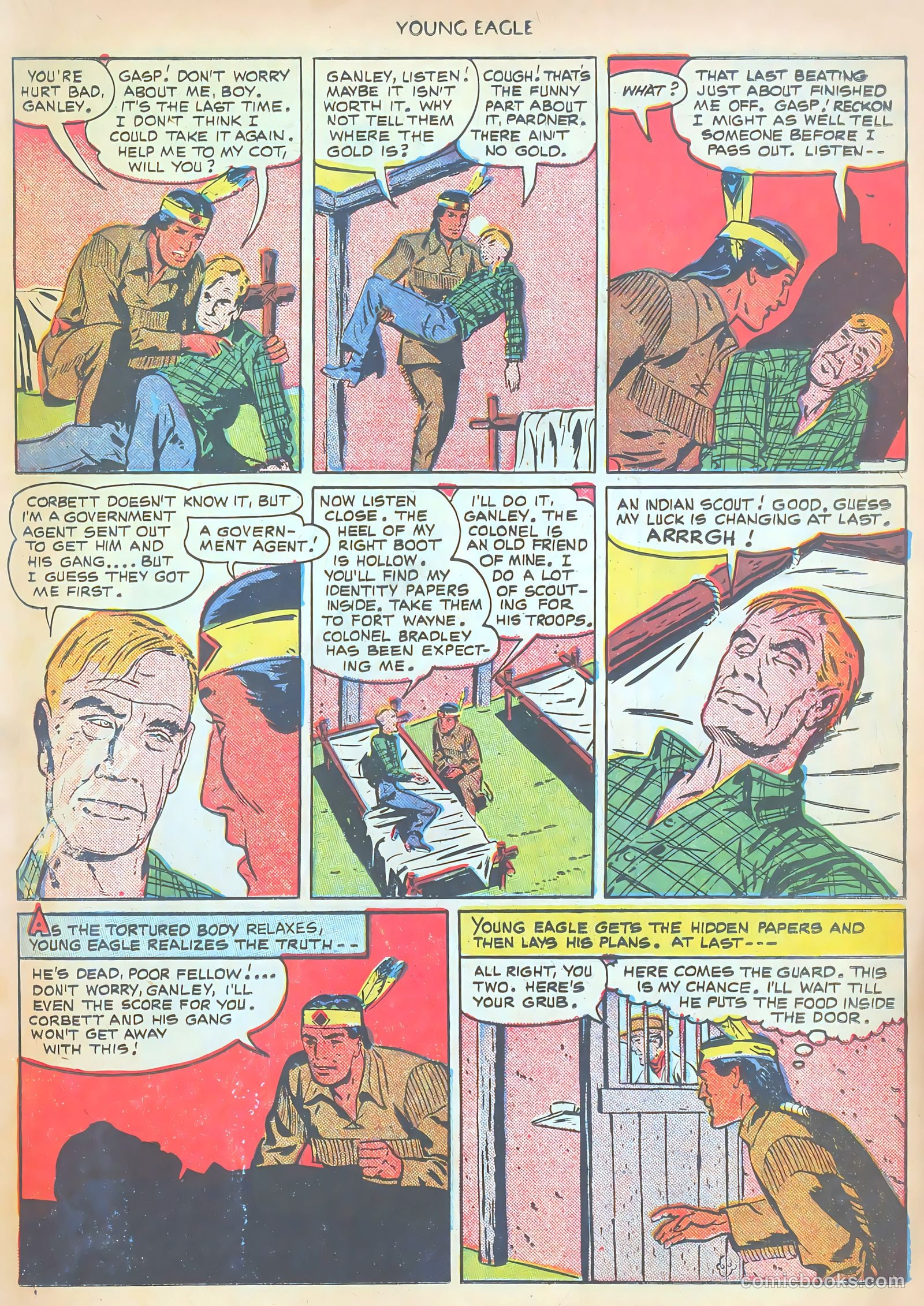 Young Eagle #2 (1951) — page 19 of 36
