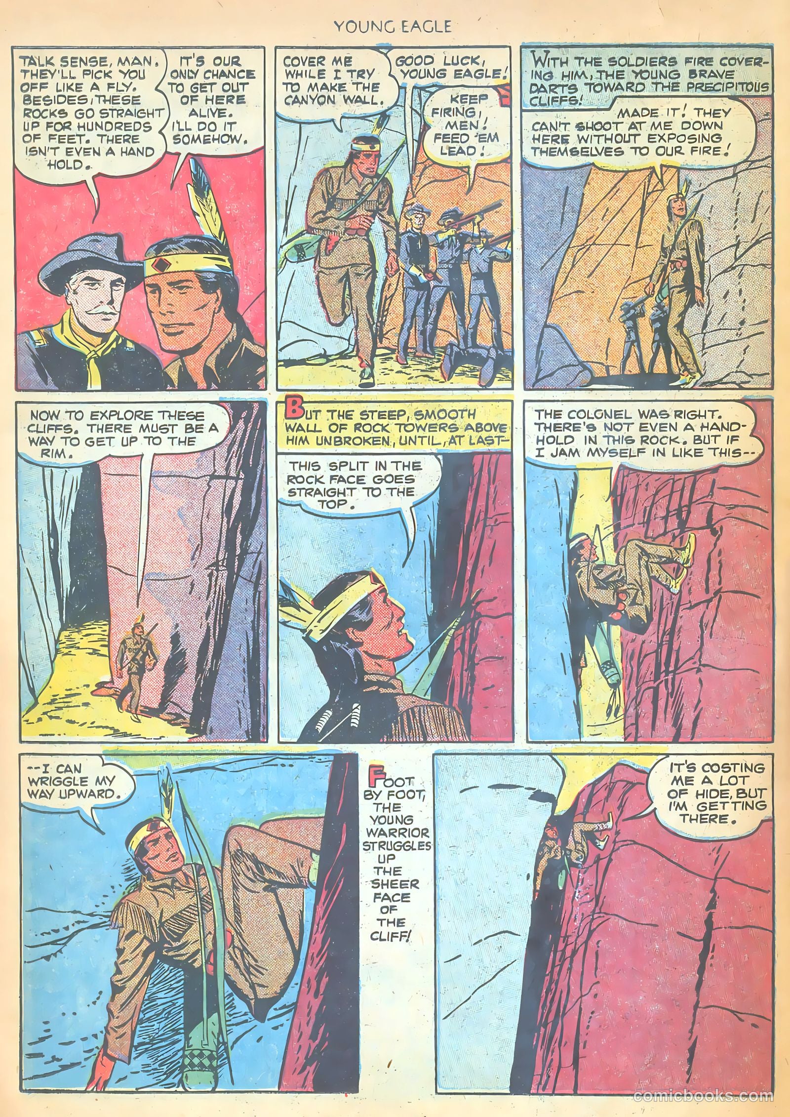 Young Eagle #2 (1951) — page 26 of 36