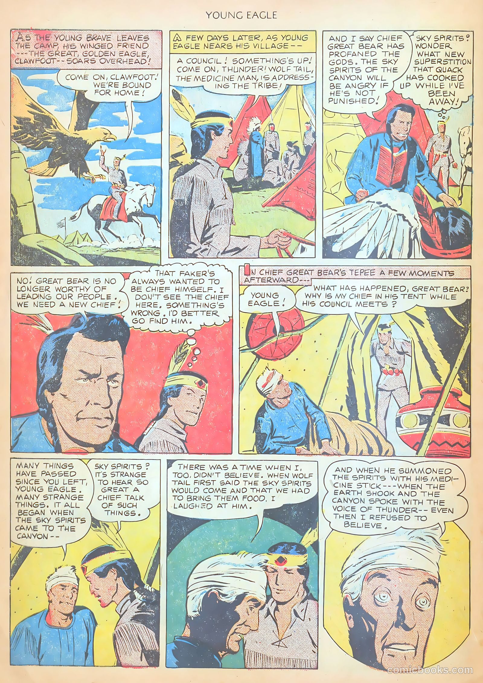 Young Eagle #2 (1951) — page 4 of 36