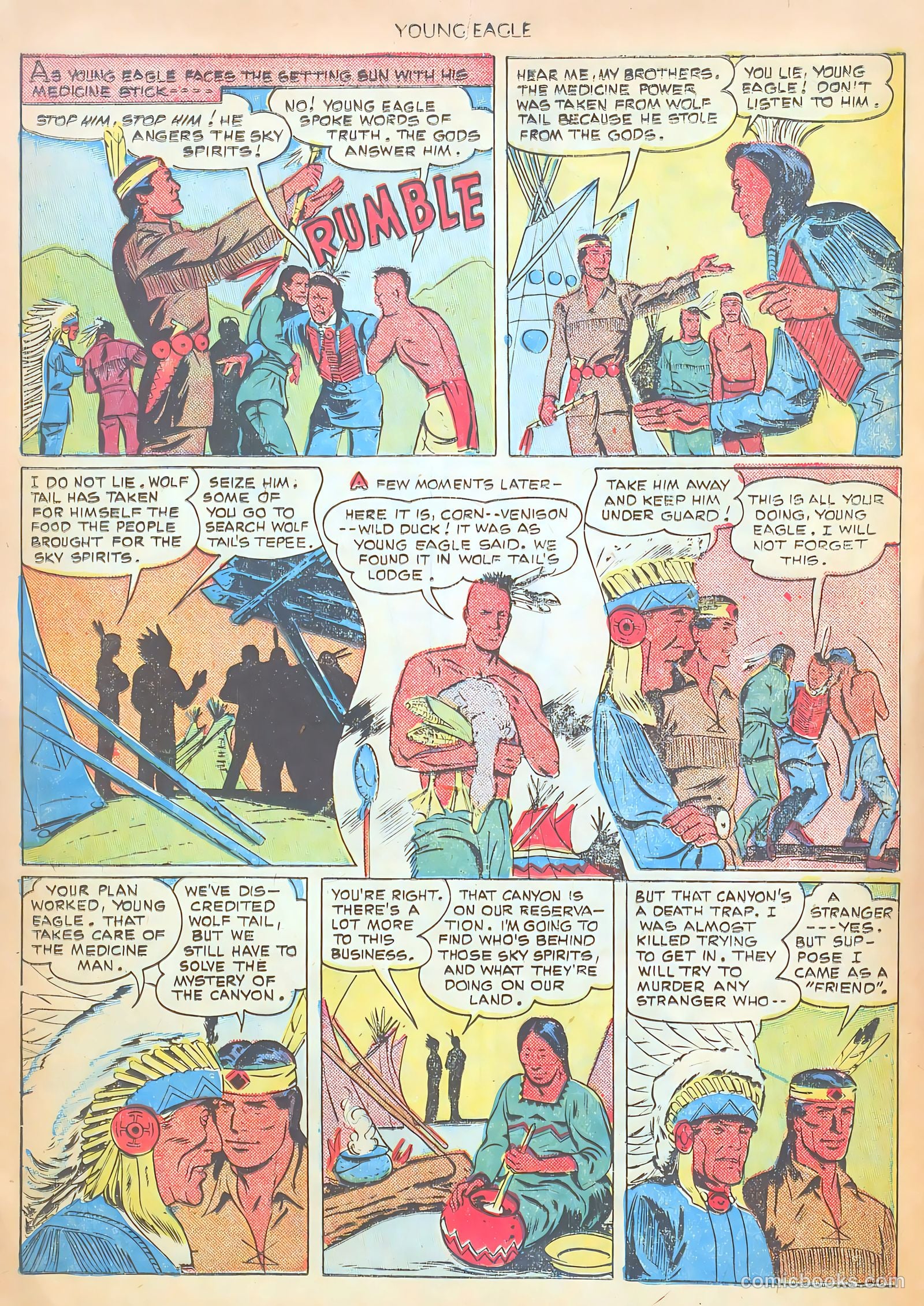 Young Eagle #2 (1951) — page 12 of 36
