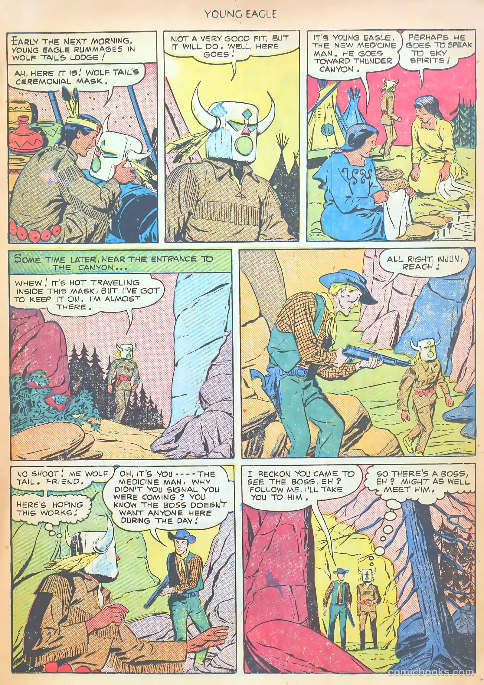Young Eagle #2 (1951) — page 13 of 36