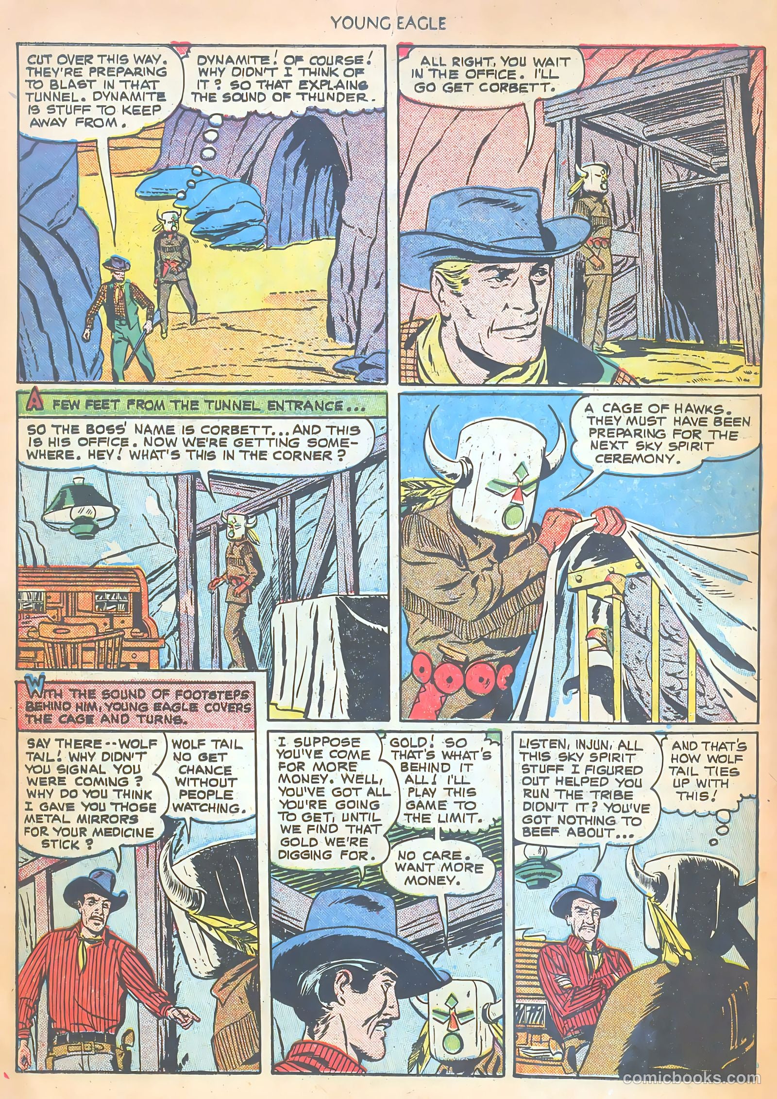 Young Eagle #2 (1951) — page 14 of 36