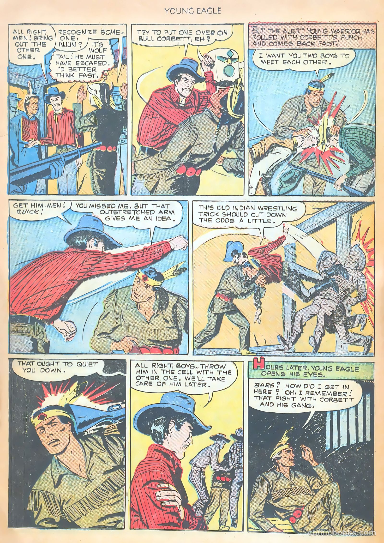 Young Eagle #2 (1951) — page 16 of 36