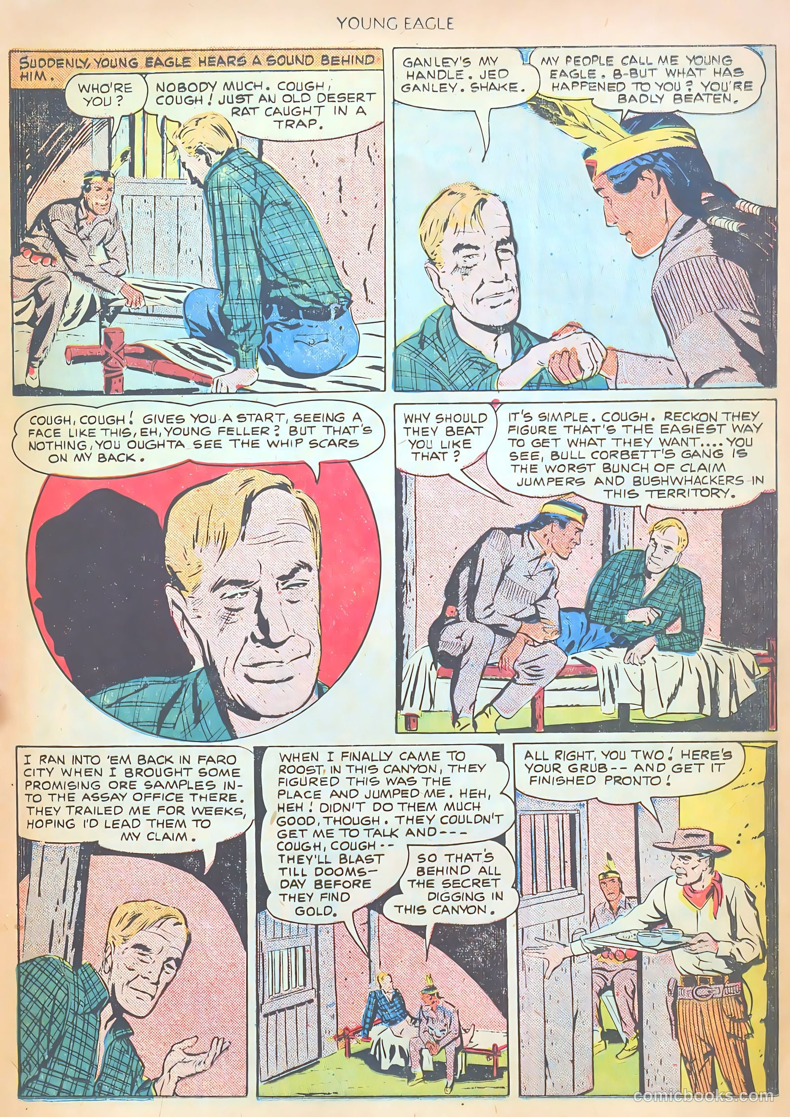 Young Eagle #2 (1951) — page 17 of 36