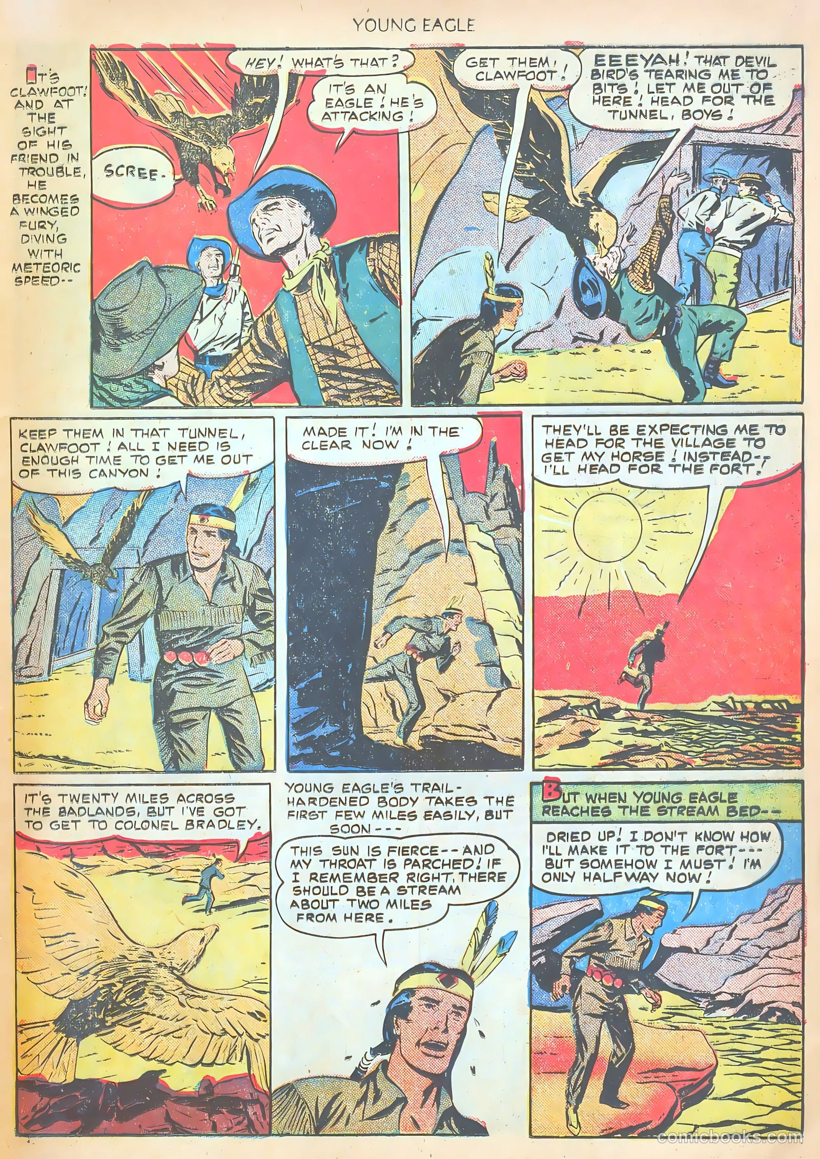 Young Eagle #2 (1951) — page 21 of 36
