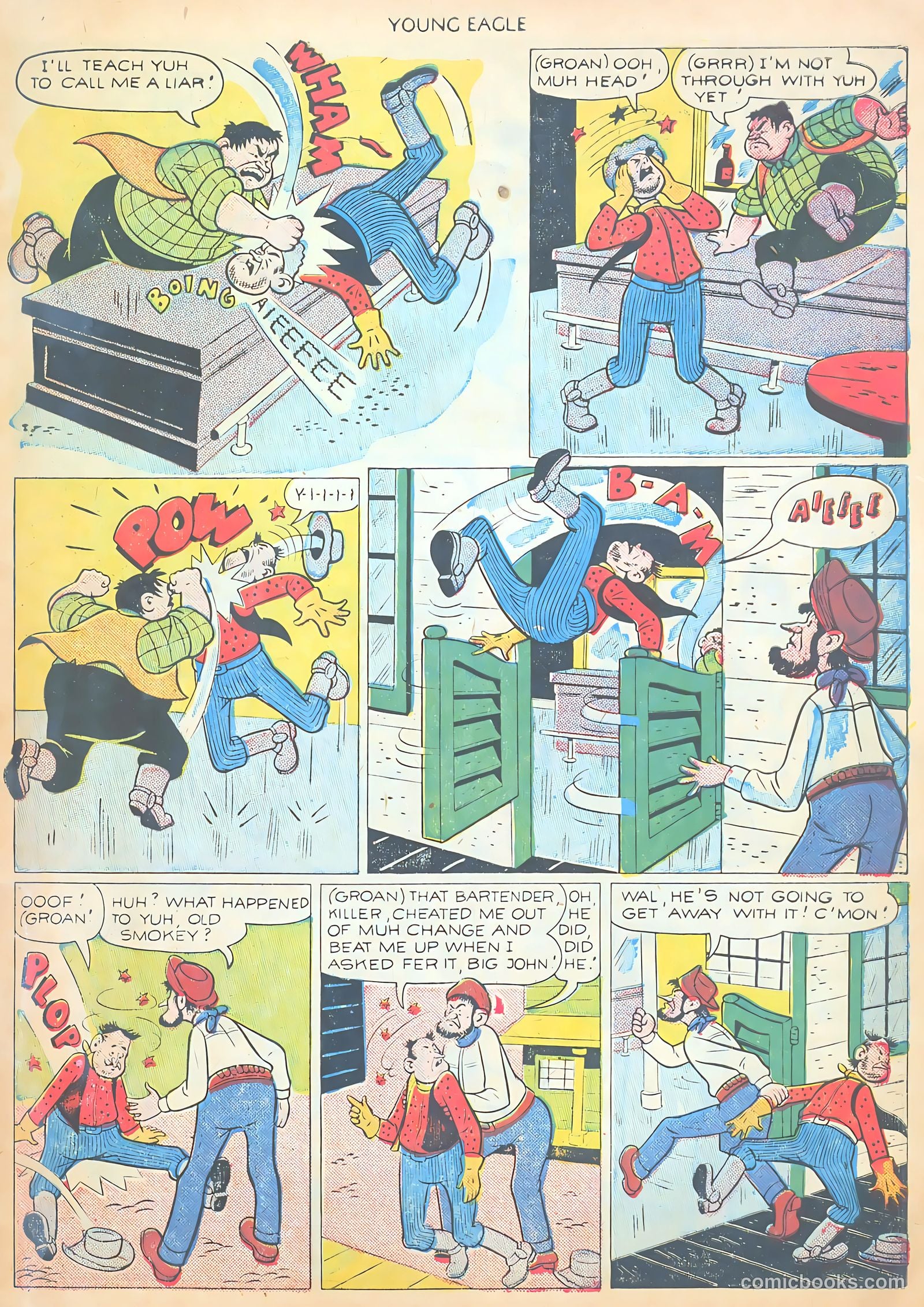 Young Eagle #2 (1951) — page 33 of 36