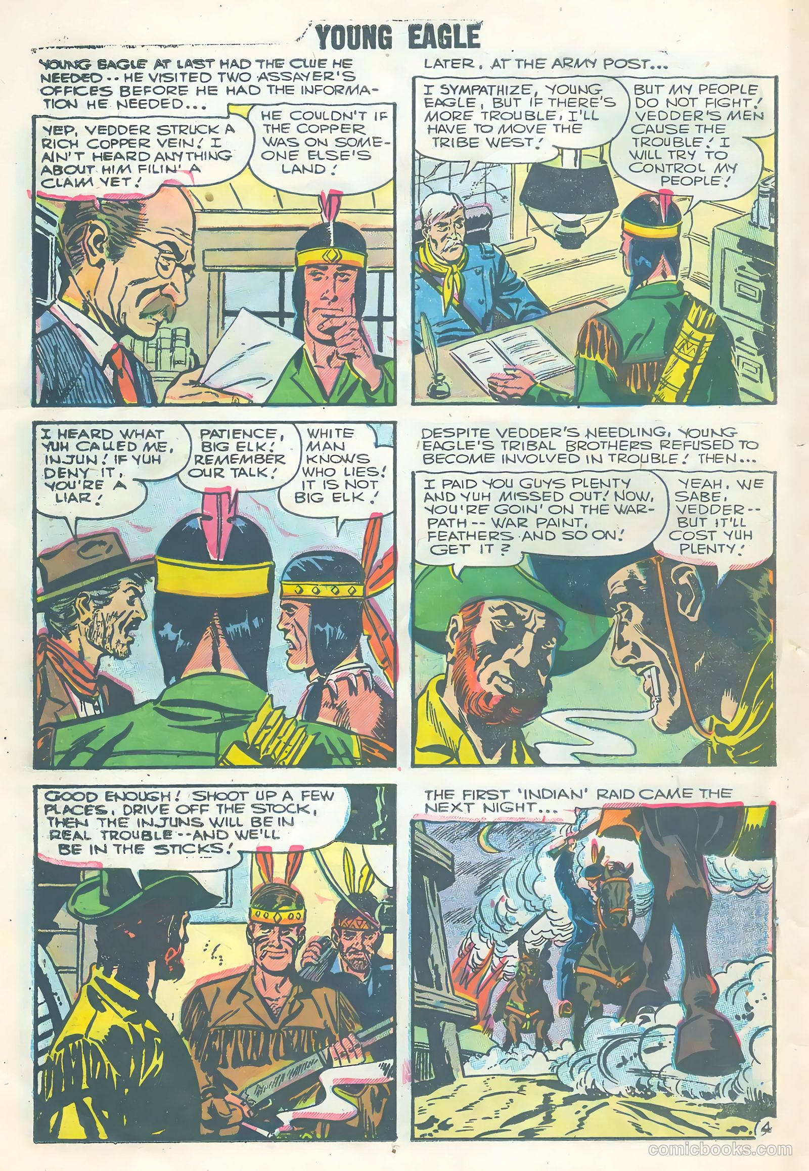 Young Eagle #3 (1956) — page 14 of 36