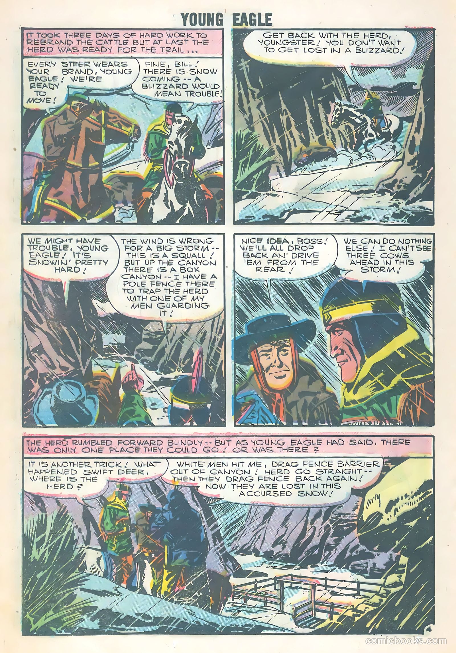Young Eagle #3 (1956) — page 24 of 36