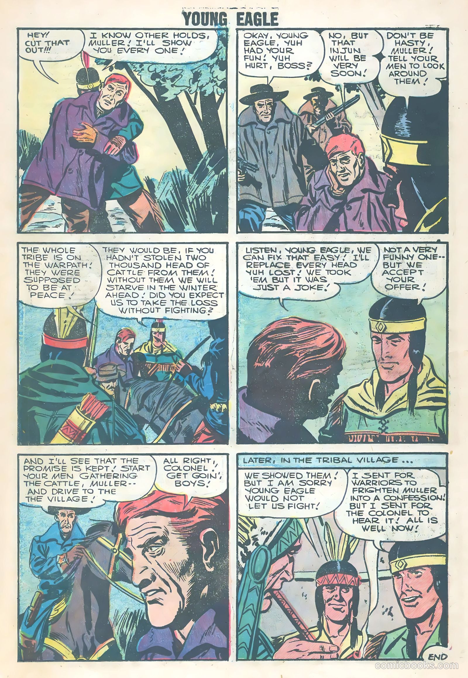 Young Eagle #3 (1956) — page 26 of 36