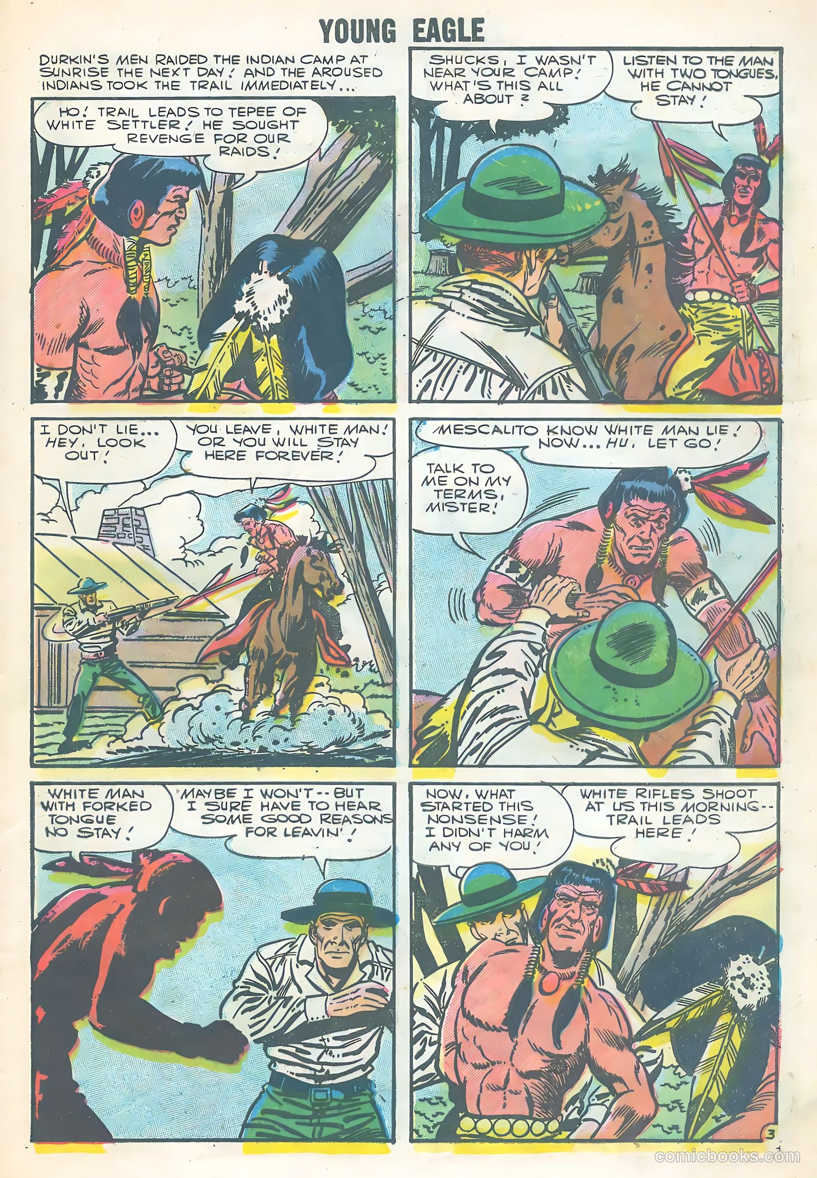 Young Eagle #3 (1956) — page 29 of 36
