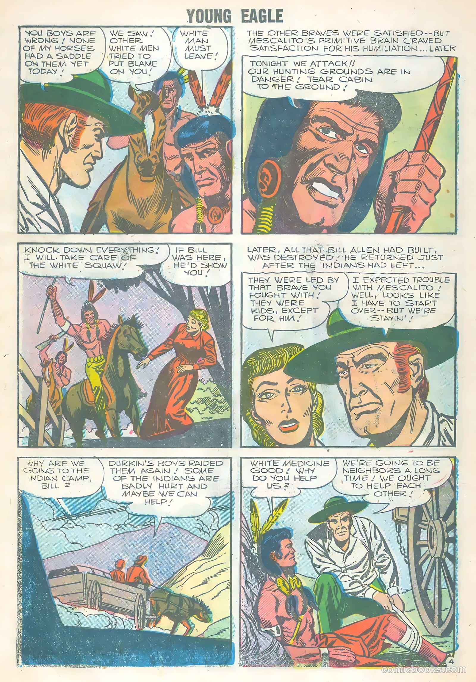 Young Eagle #3 (1956) — page 30 of 36