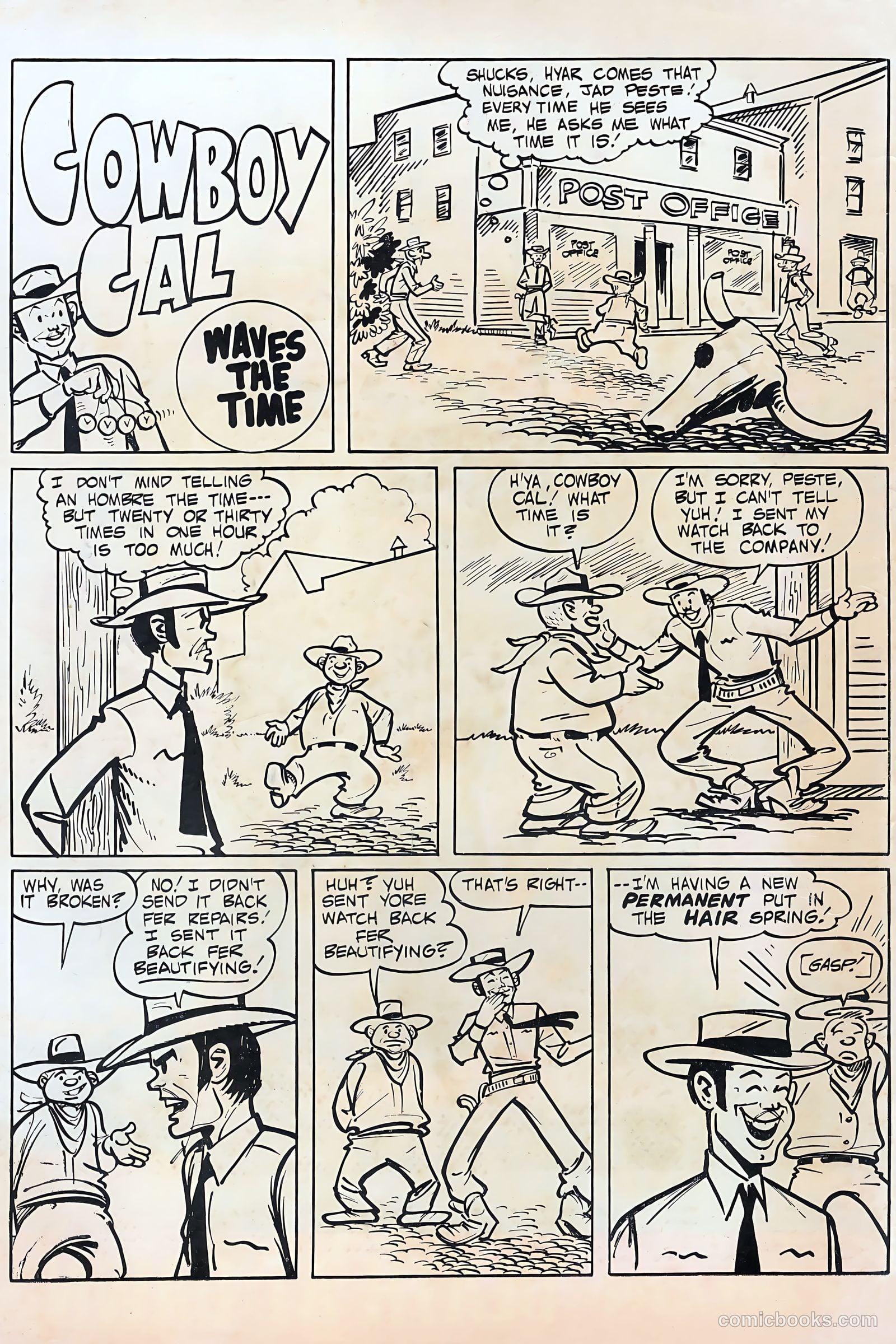 Young Eagle #3 (1951) — page 2 of 36