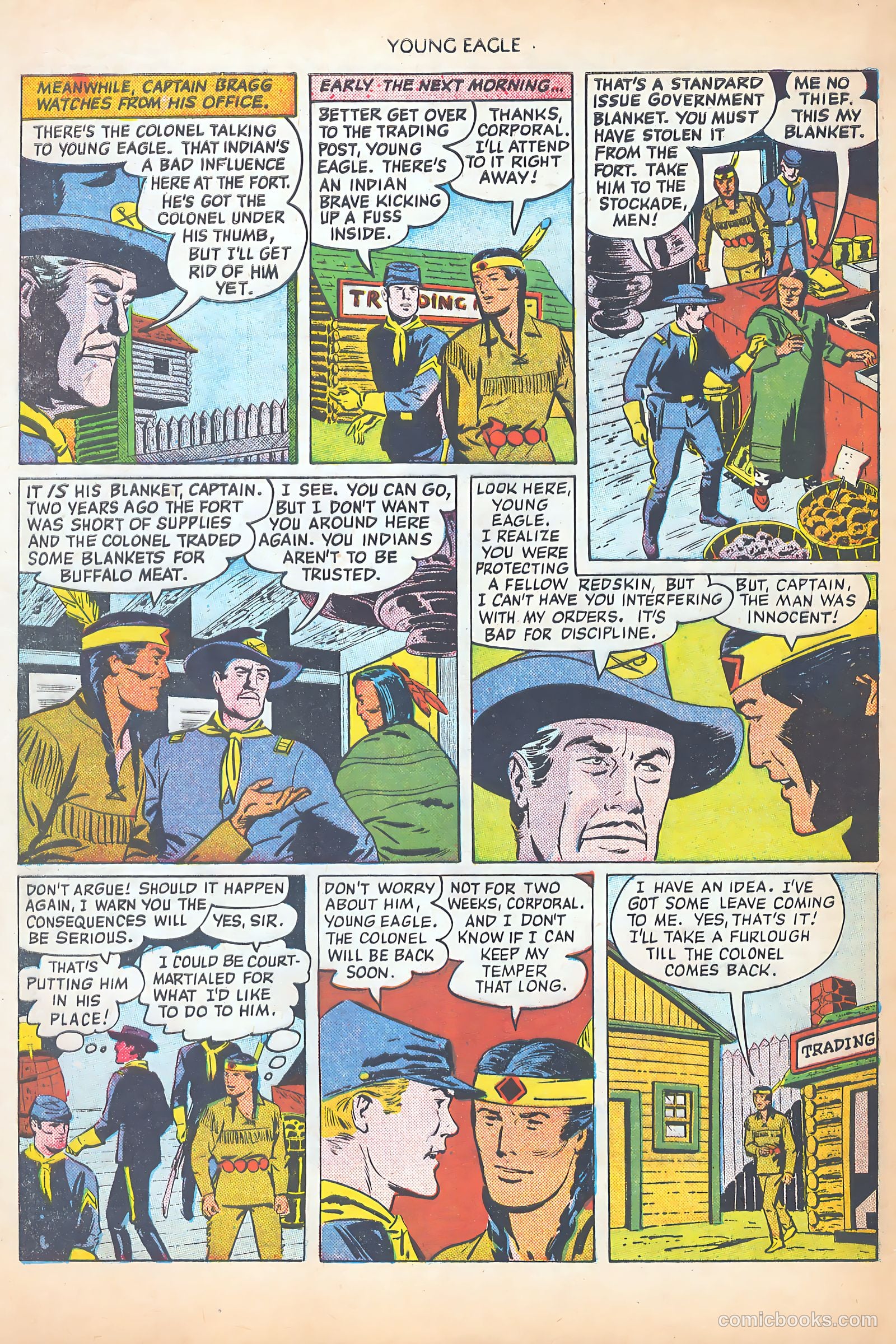 Young Eagle #3 (1951) — page 4 of 36